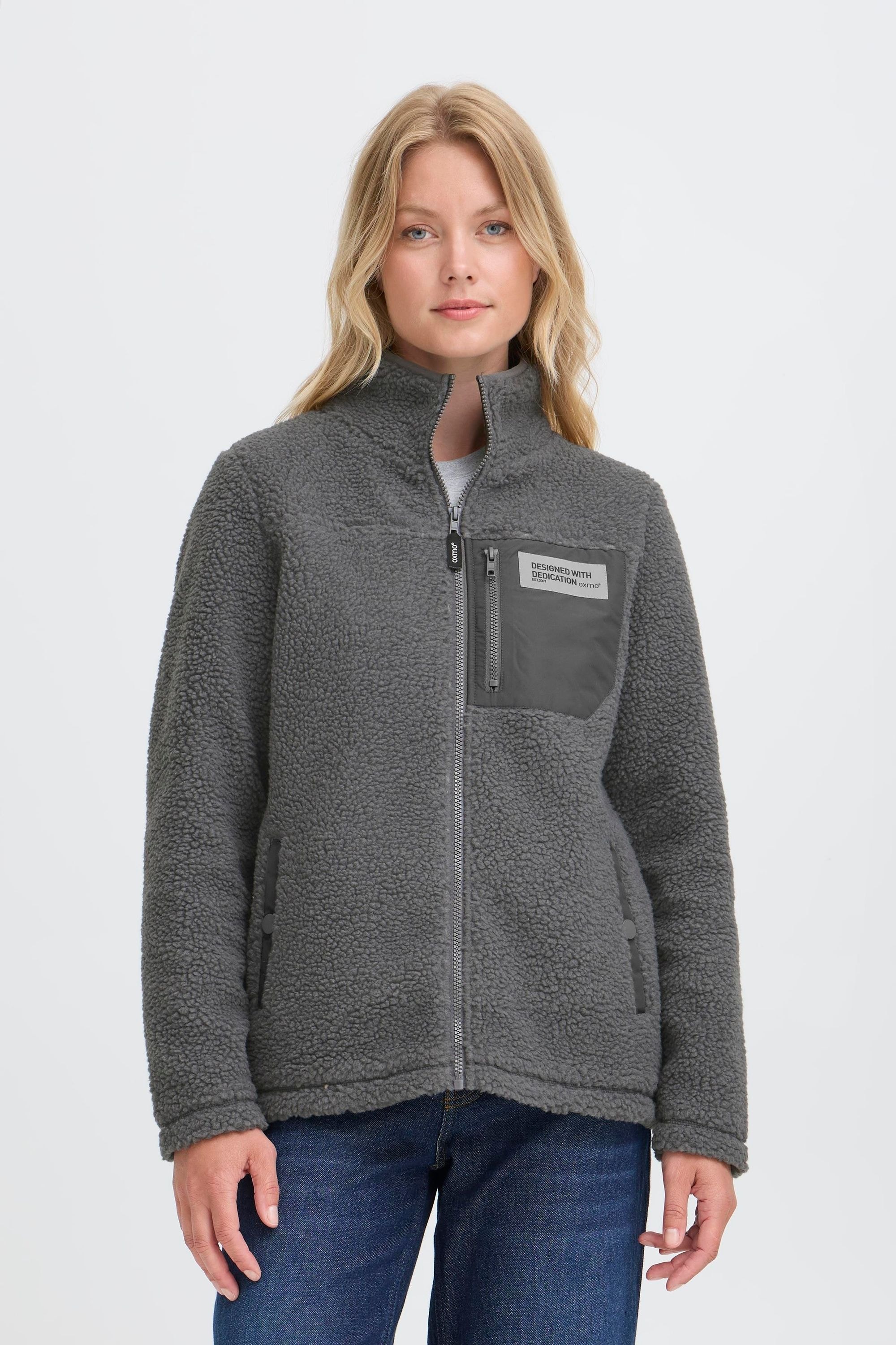 OXMO Plüschjacke »Plüschjacke OXABBY«