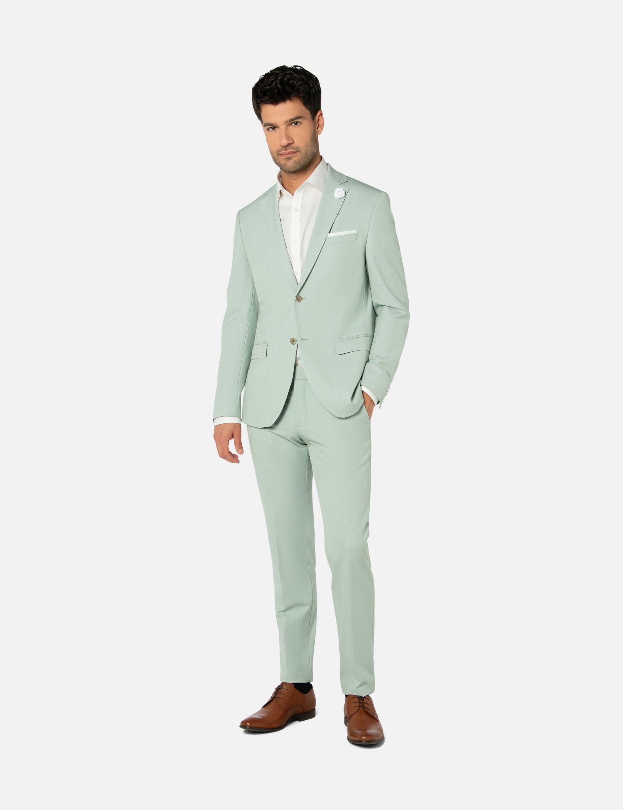 Thomas Goodwin Anzug "3024-90", (2 tlg.), slim fit, mit modischen Accessoir günstig online kaufen