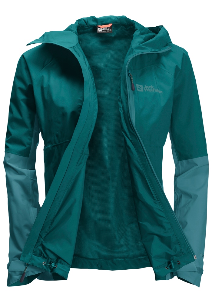 Jack Wolfskin Funktionsjacke »EAGLE PEAK 2L JKT W«, mit Kapuze