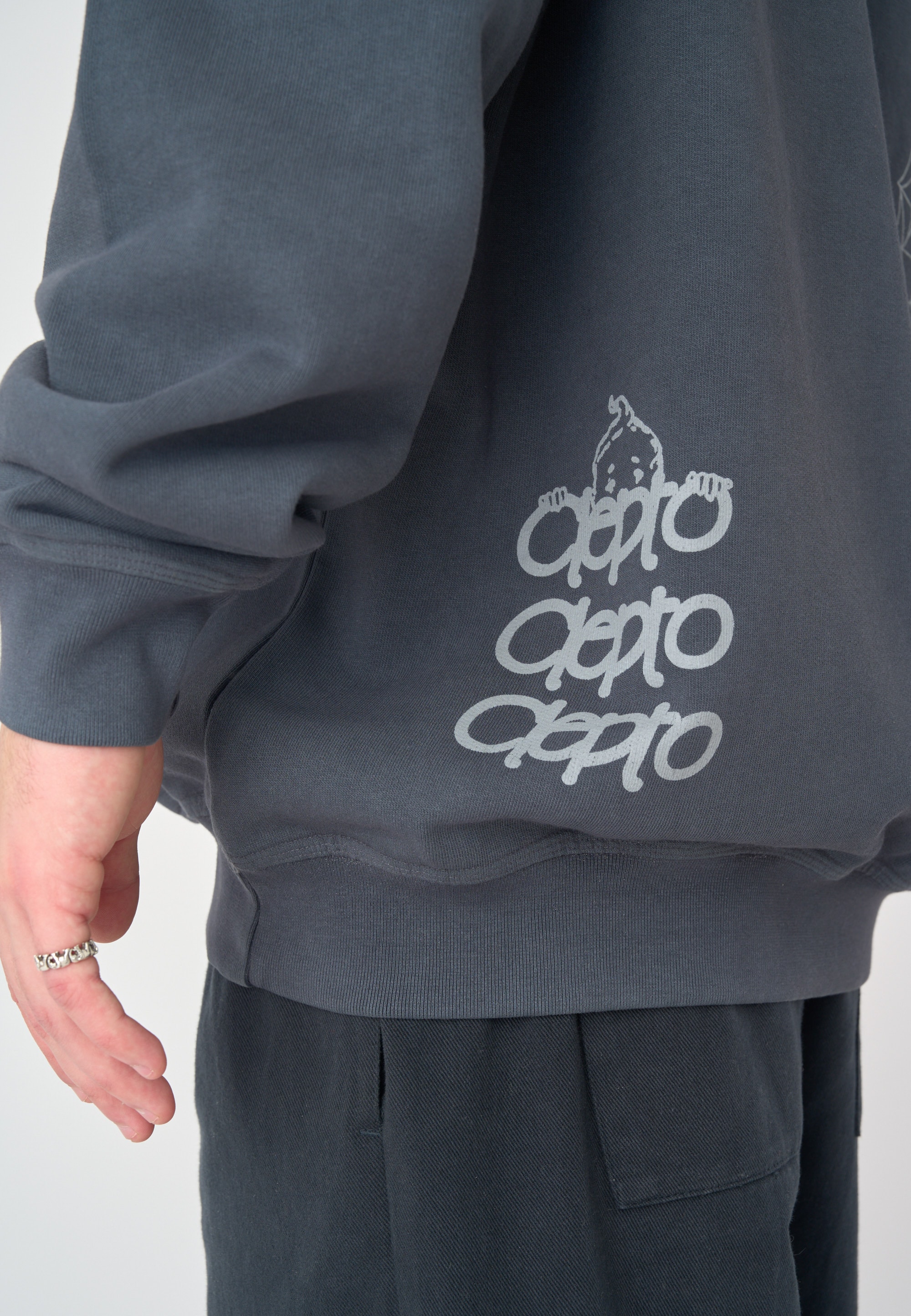Cleptomanicx Kapuzensweatshirt »Mystery«, mit diversen Prints