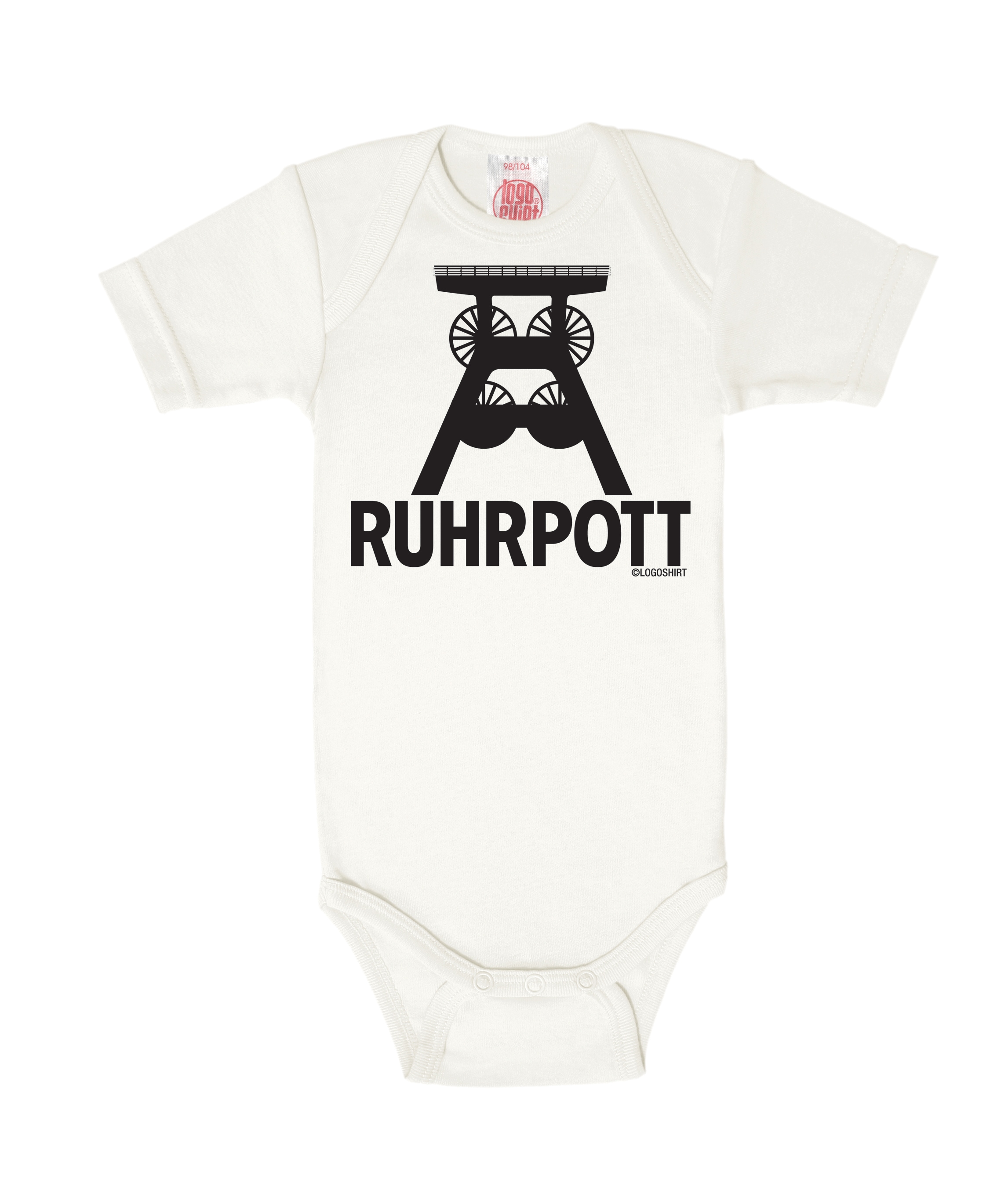 LOGOSHIRT Body, mit Ruhrpott-Frontdruck