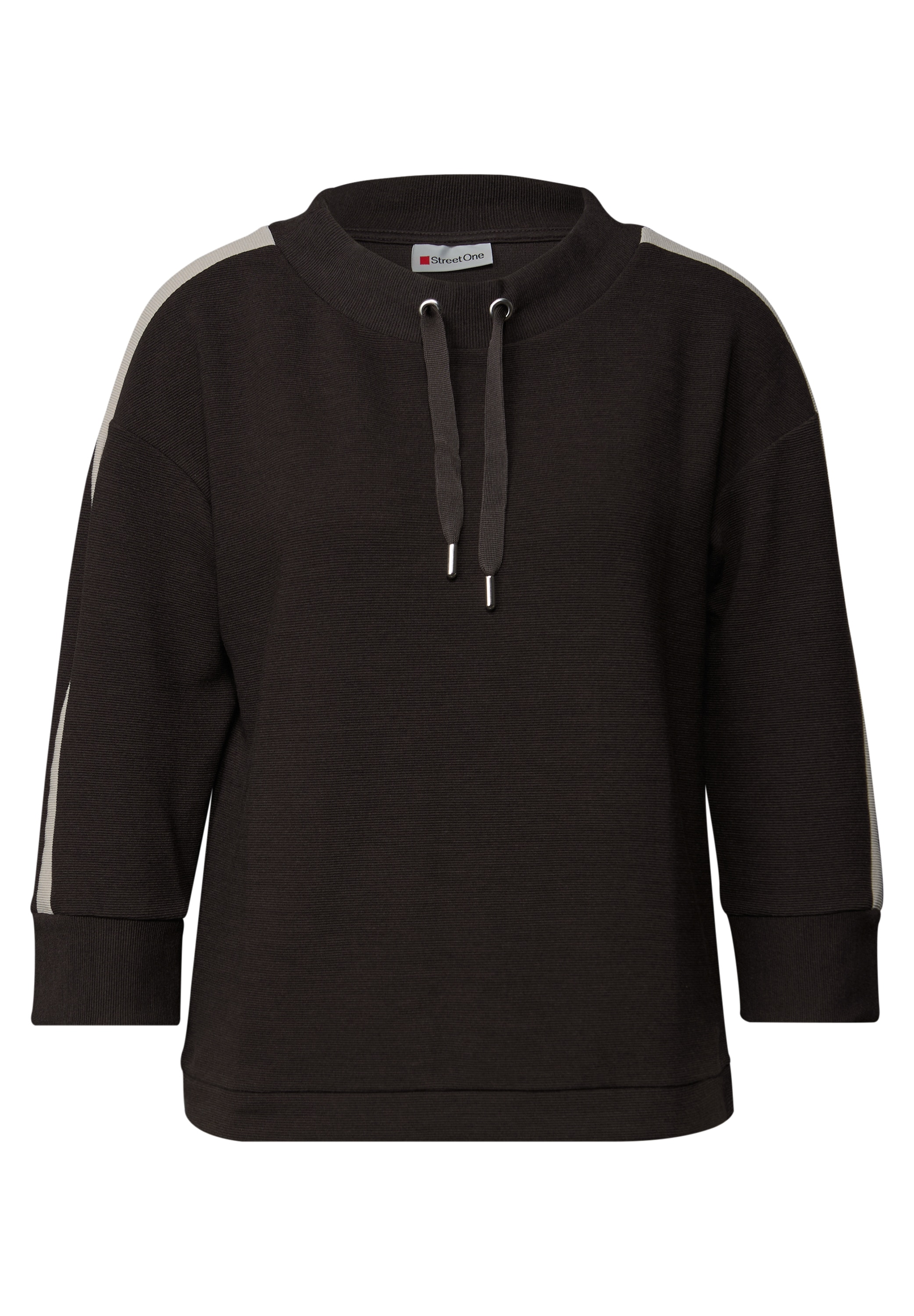 STREET ONE 3/4-Arm-Shirt, mit U-Boot-Ausschnitt