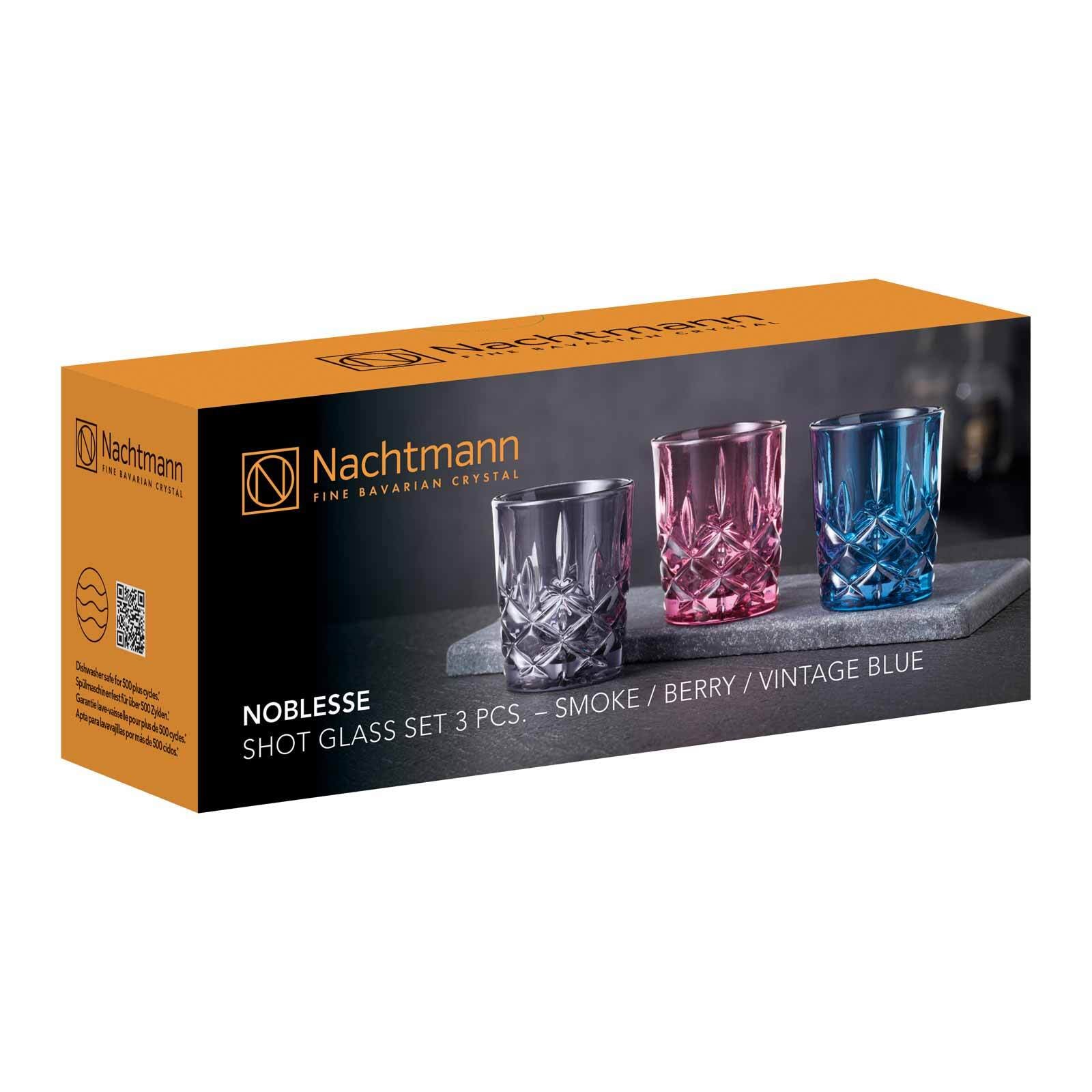 Nachtmann Schnapsglas »Stamper Vintage Colors Noblesse 55 ml 6er Set bunt«