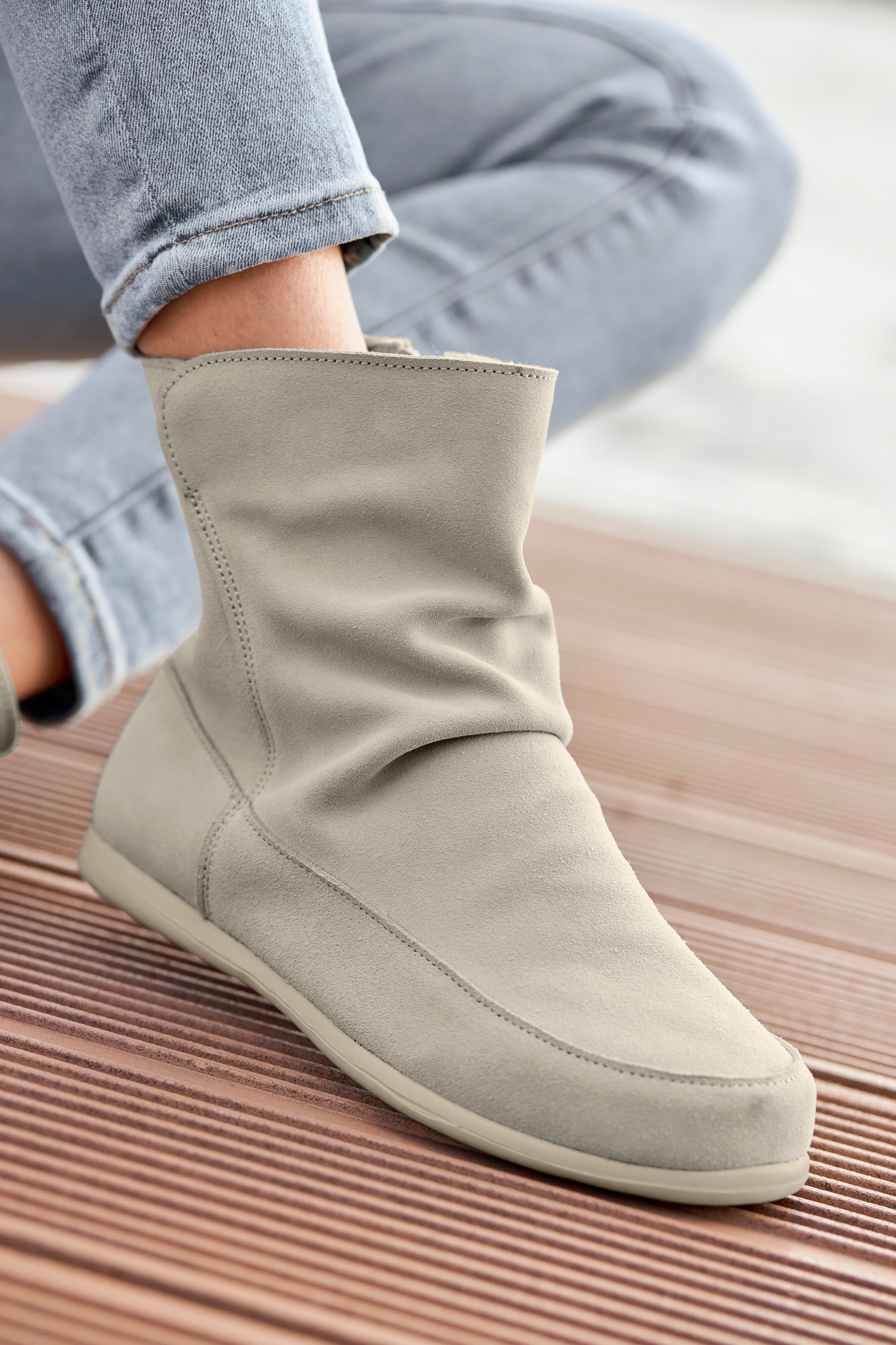 Vivance Stiefelette »Stiefel, Boots«, aus hochwertigem Leder mit Reißverschluss