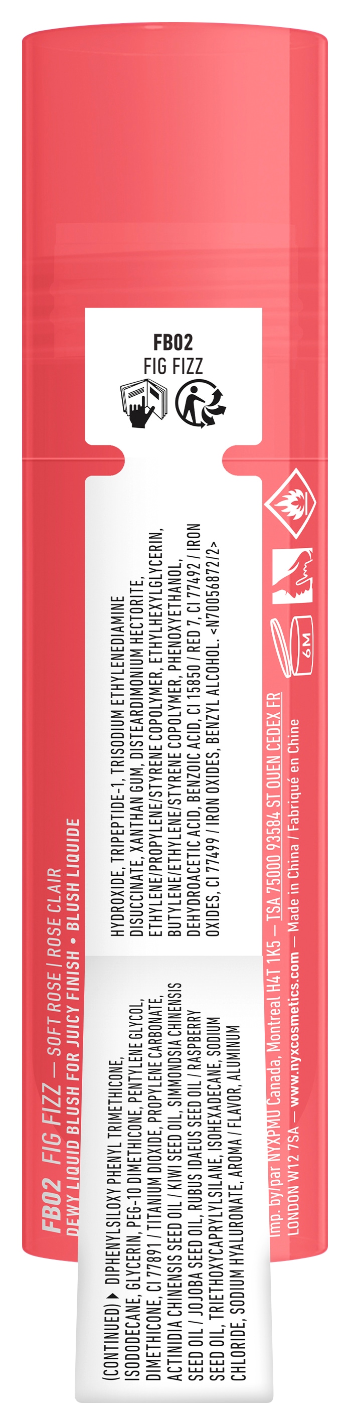 NYX Rouge »NYX Professional Makeup Fat Cheeks Blush«