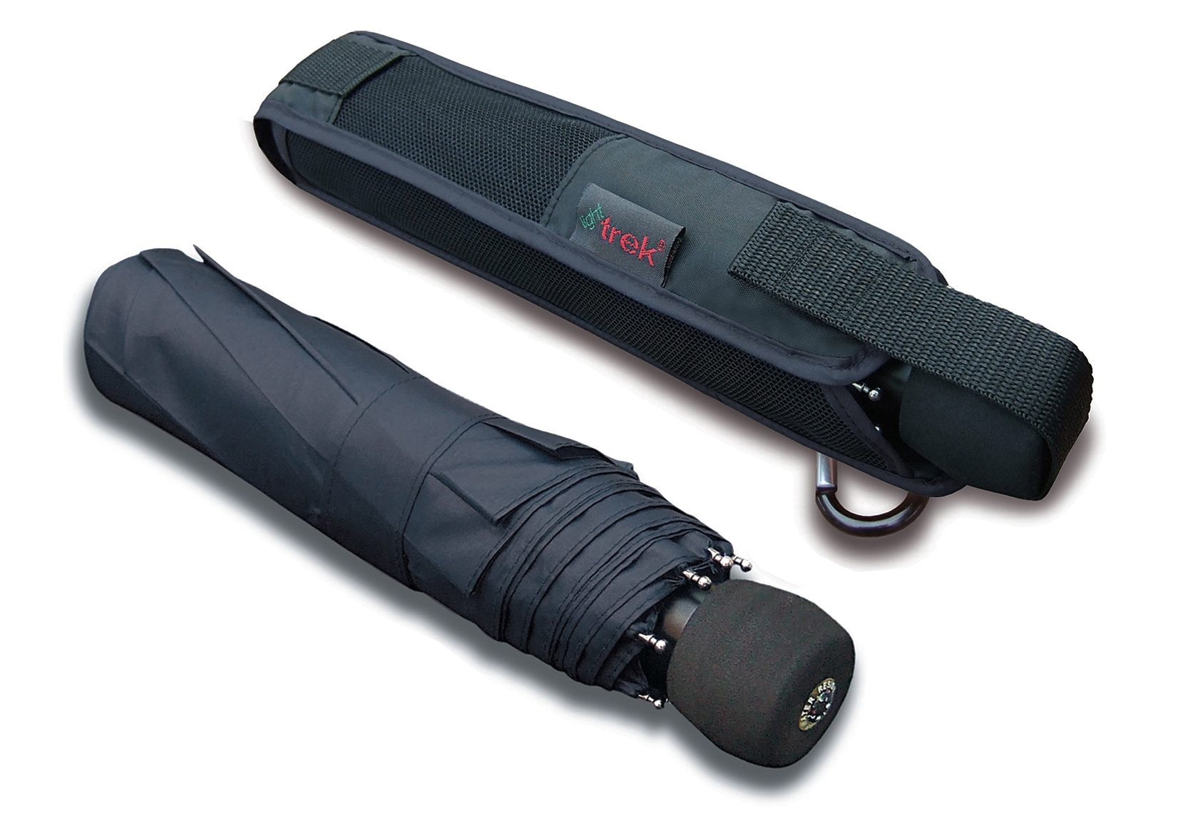 EuroSCHIRM® Taschenregenschirm »light trek« mit integriertem Kompass