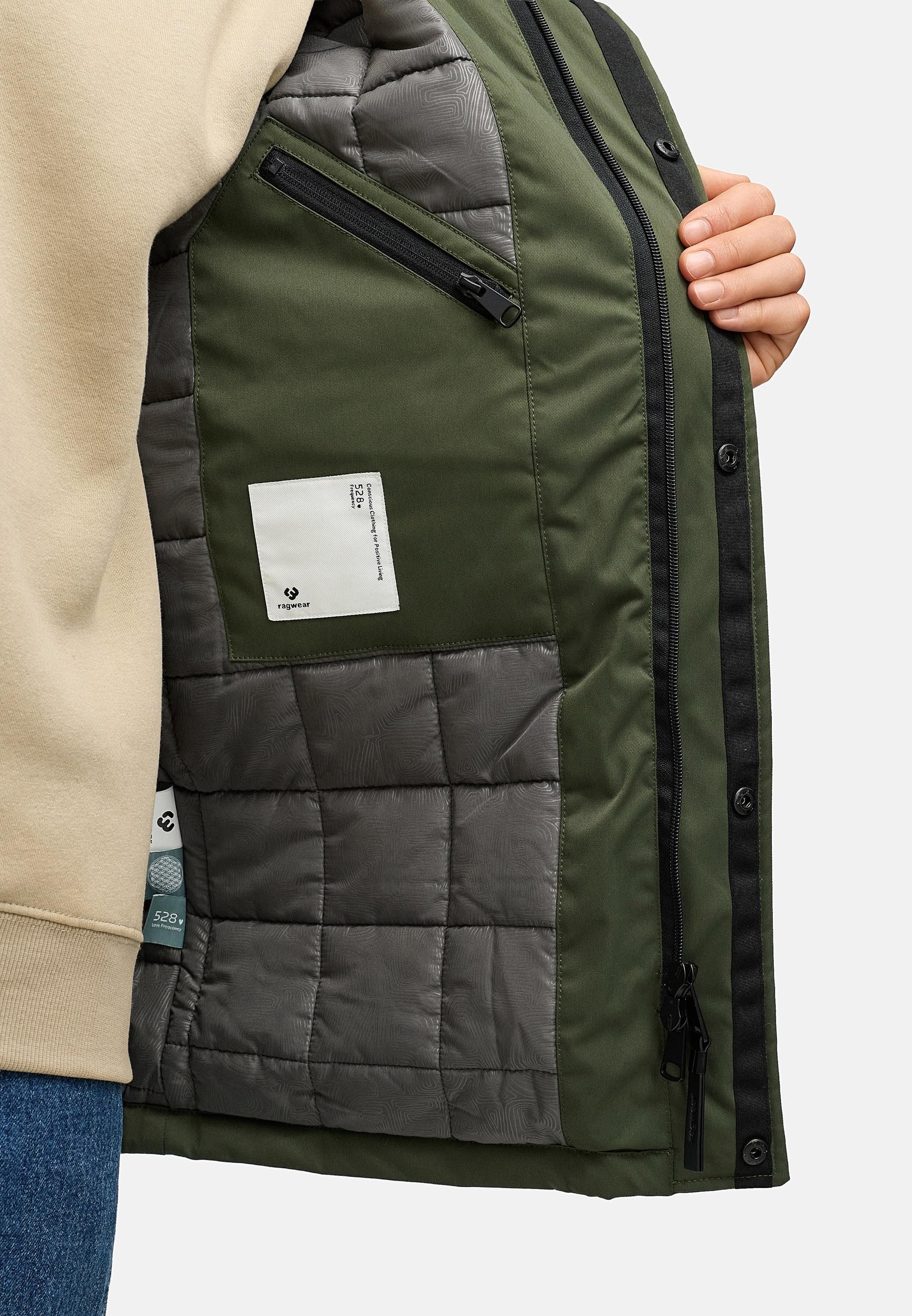 Ragwear Kurzmantel »Parcan Twill YOUMODO« wasserdichter Herren Winterparka