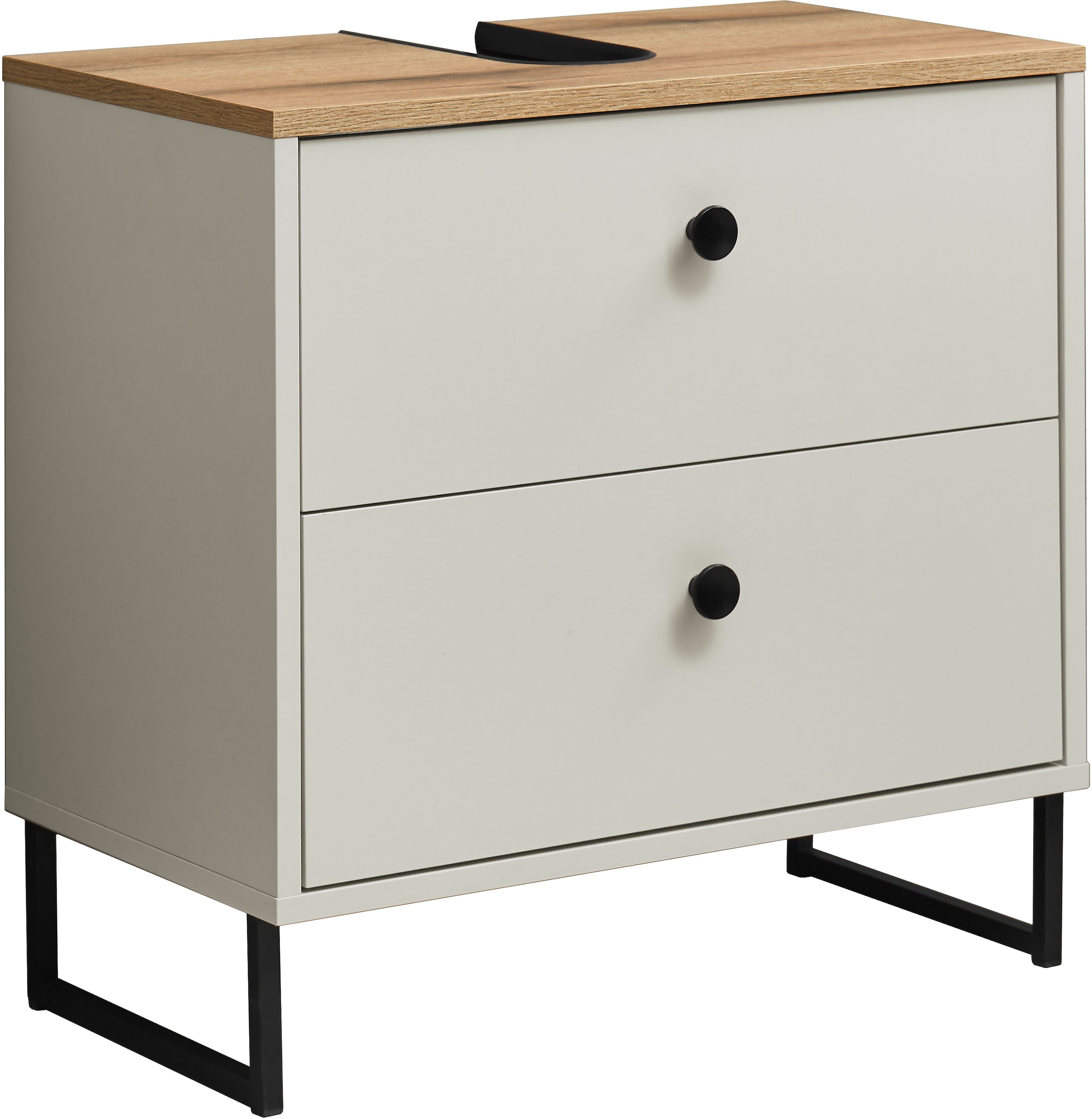 BASIC by Balculina Waschbeckenunterschrank "Linea" 1 Stk. tlg. günstig online kaufen