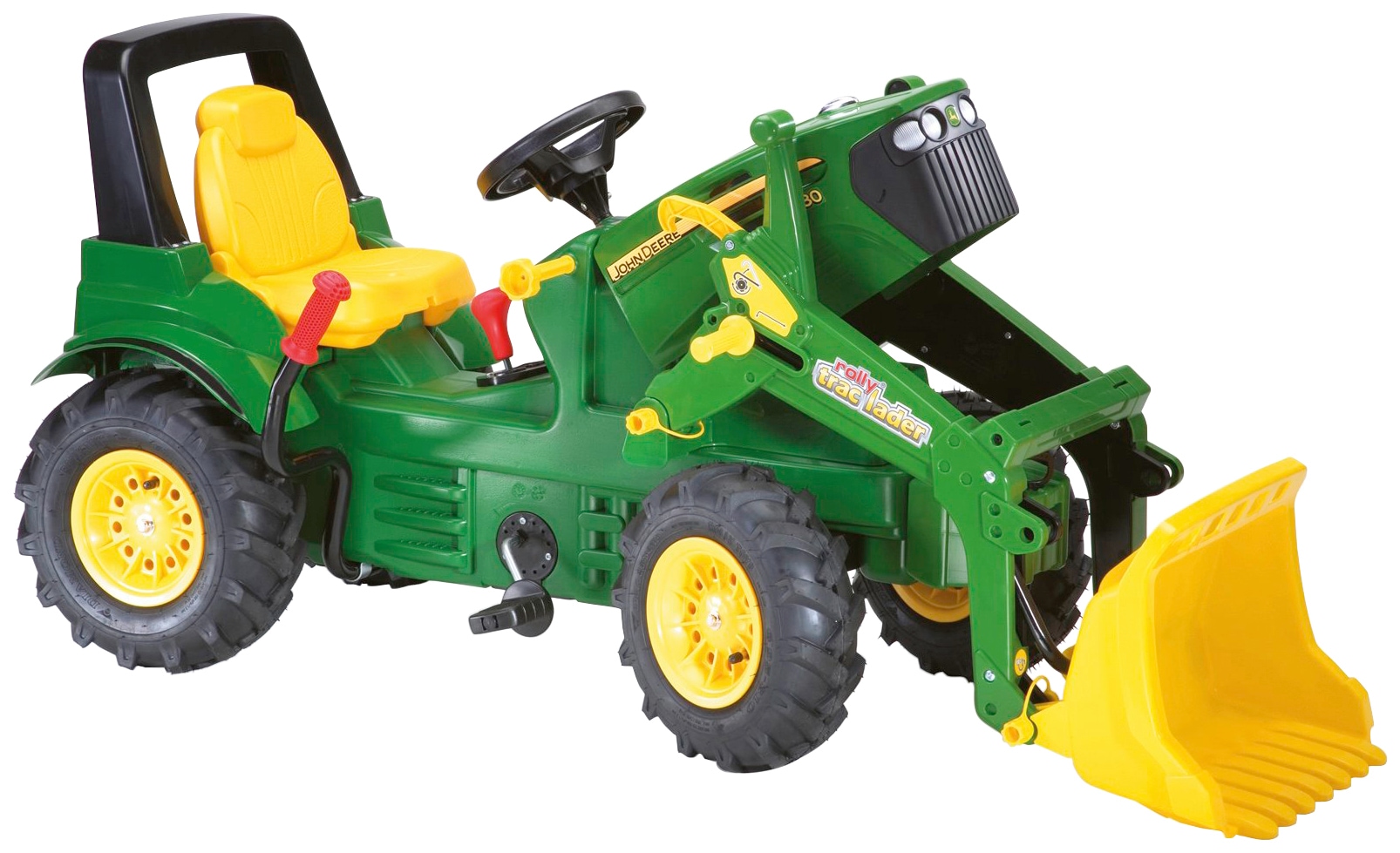 rolly toys® Tretfahrzeug »John Deere 7930«, Kindertraktor mit Lader und Luftbereifung