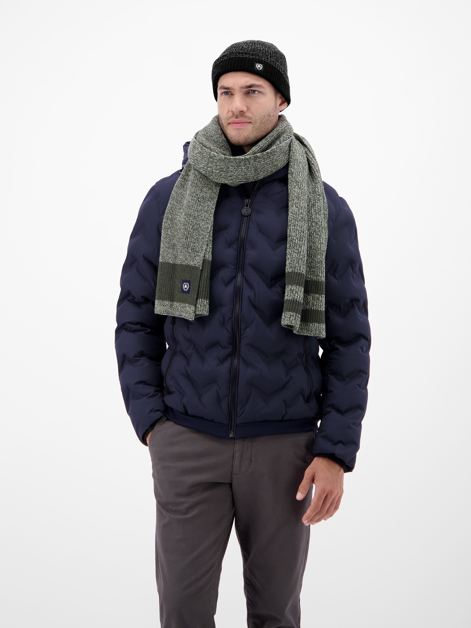 LERROS Skimütze »LERROS Strickmütze in Melange-Twistoptik«