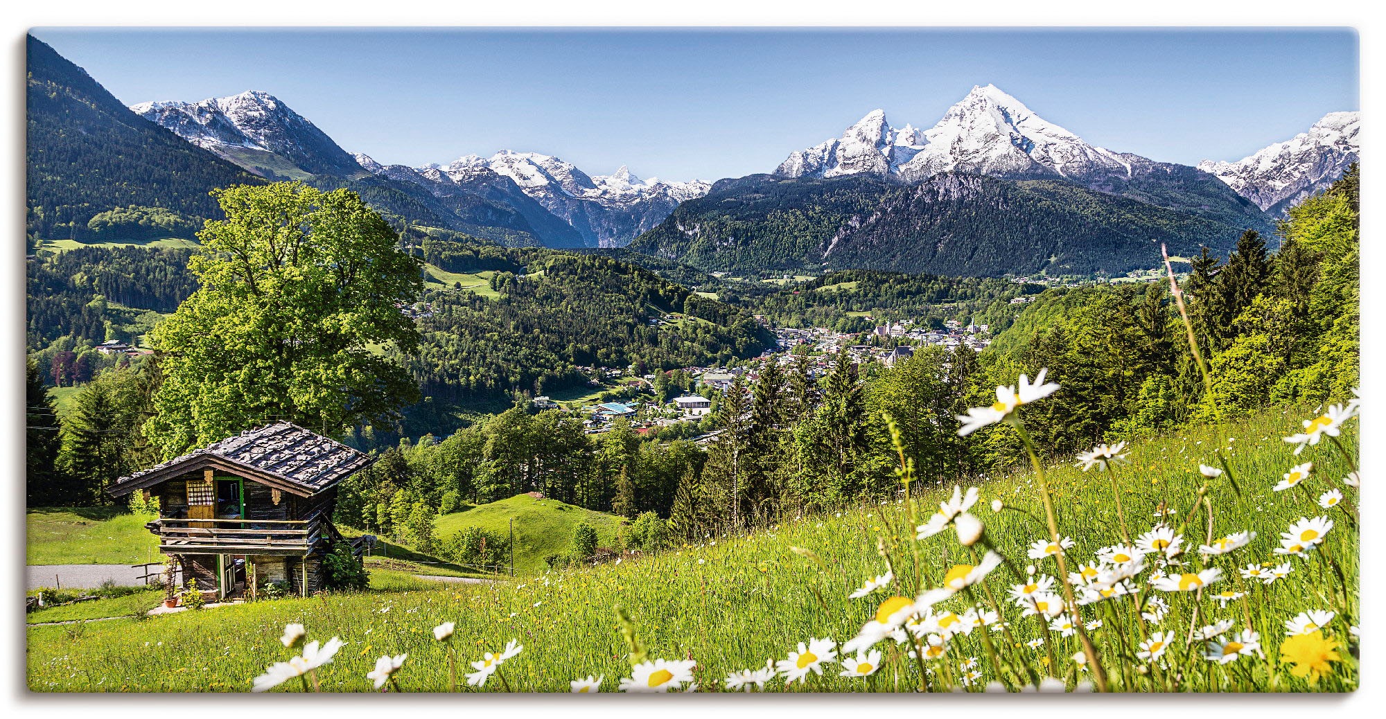 Artland Wandbild "Landschaft in den Bayerischen Alpen" Berge 1 Stk. tlg. al günstig online kaufen