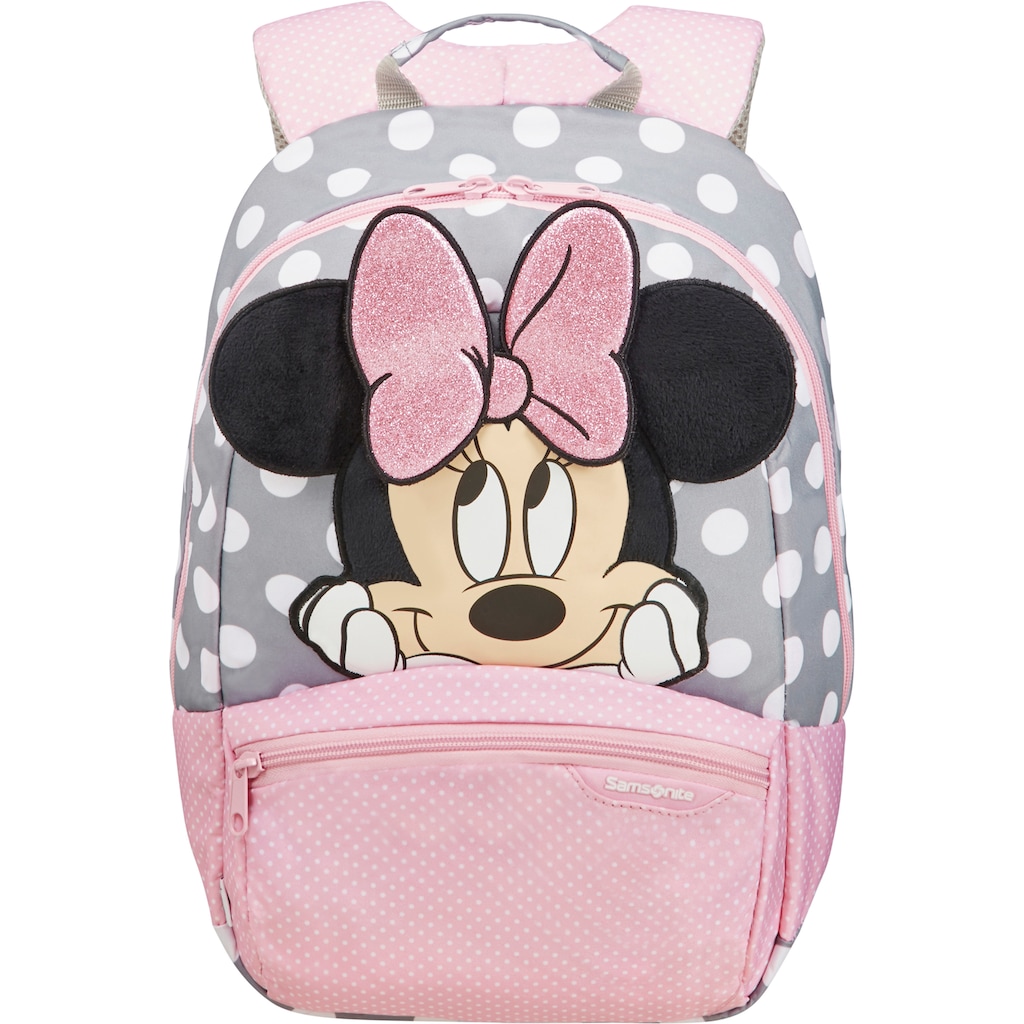 Samsonite Kinderrucksack »Disney Ultimate 2.0, S+, Minnie Glitter«, reflektierende Details