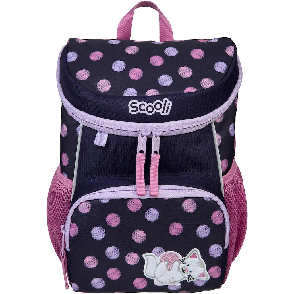 Scooli Kinderrucksack »Mini-Me, Caty Cat«, Reflektoren