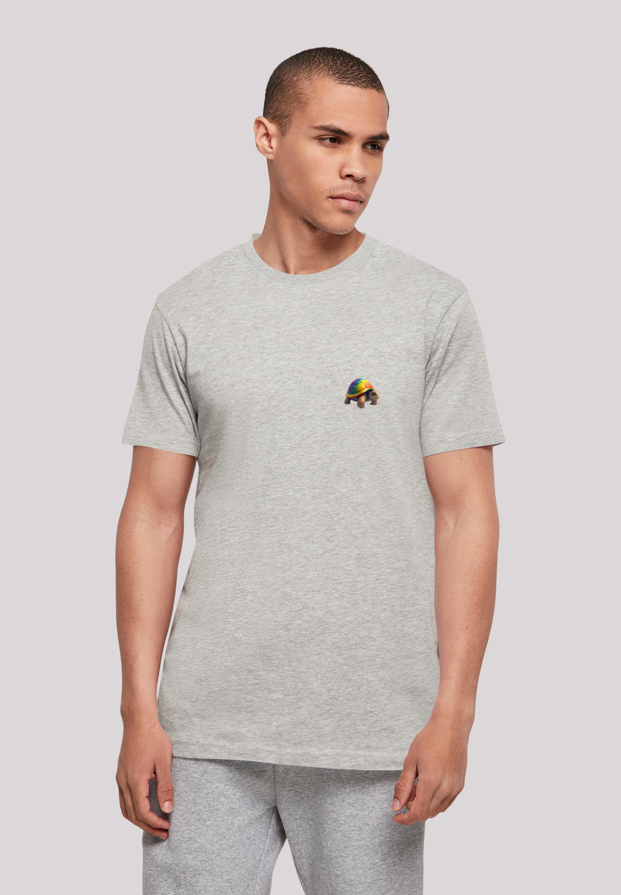F4NT4STIC T-Shirt "Rainbow Turtle TEE UNISEX", Print günstig online kaufen