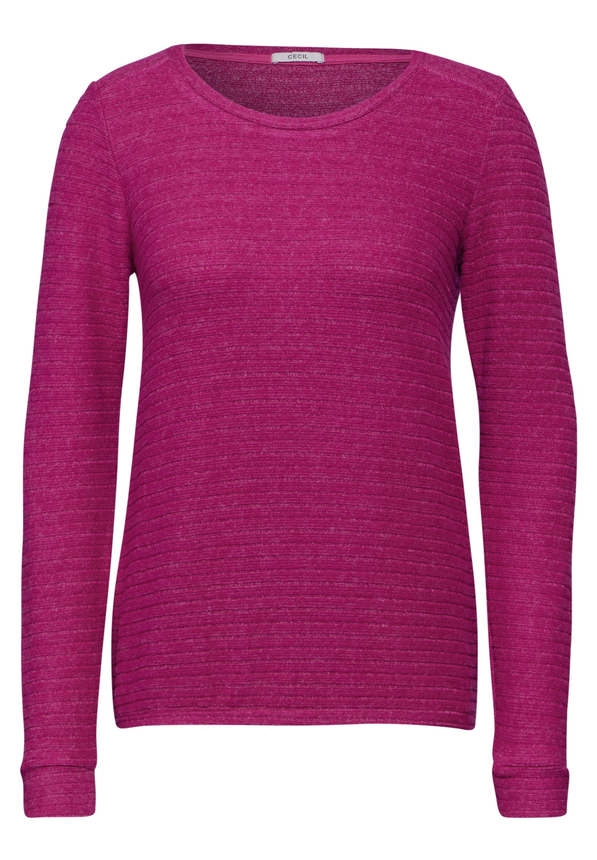 Cecil Langarmshirt, mit Materialmix