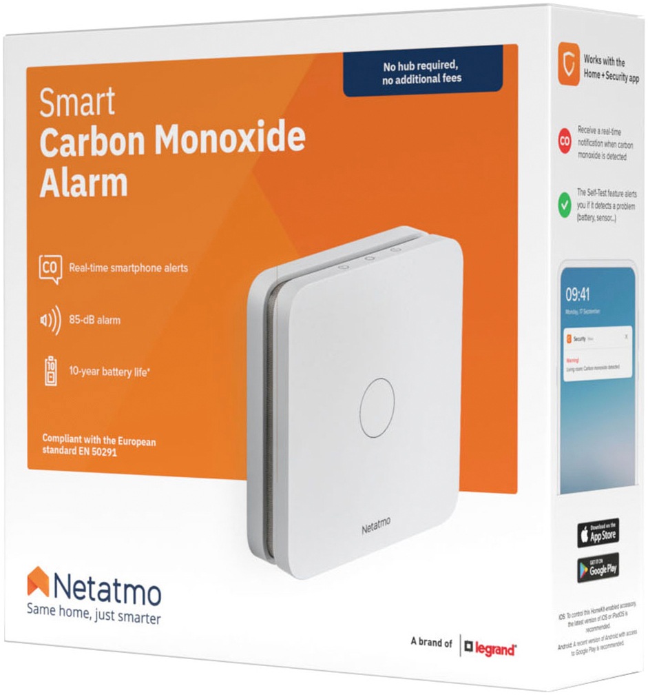 Netatmo Gefahrenmeldeanlage »Smarter Kohlenmonoxidmelder«