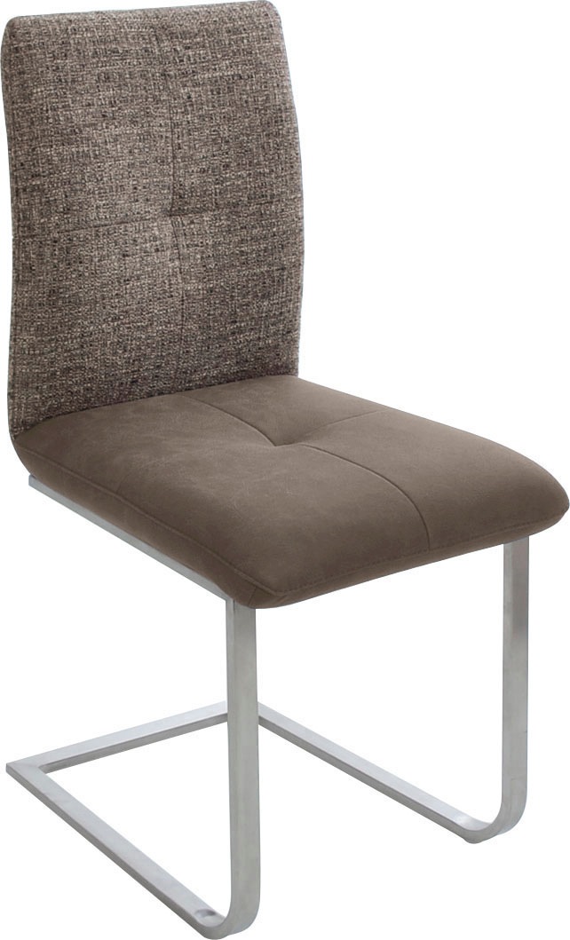 K+W Komfort & Wohnen Freischwinger "Giacomo II" (Set) 2 Stk.mit Metallgriff günstig online kaufen