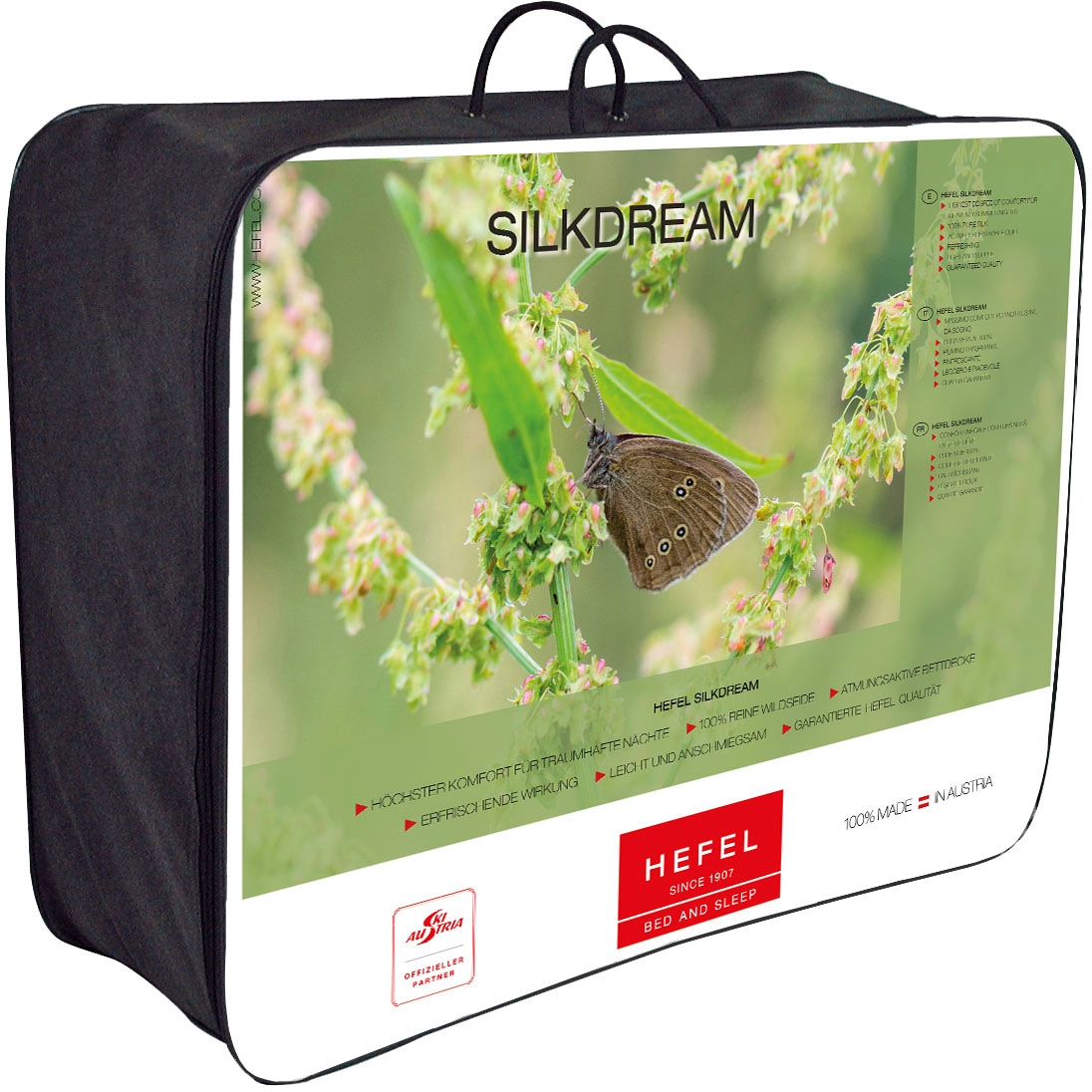 Hefel Naturfaserbettdecke "Silk Dream" extraleicht 1 Stk. tlg. günstig online kaufen