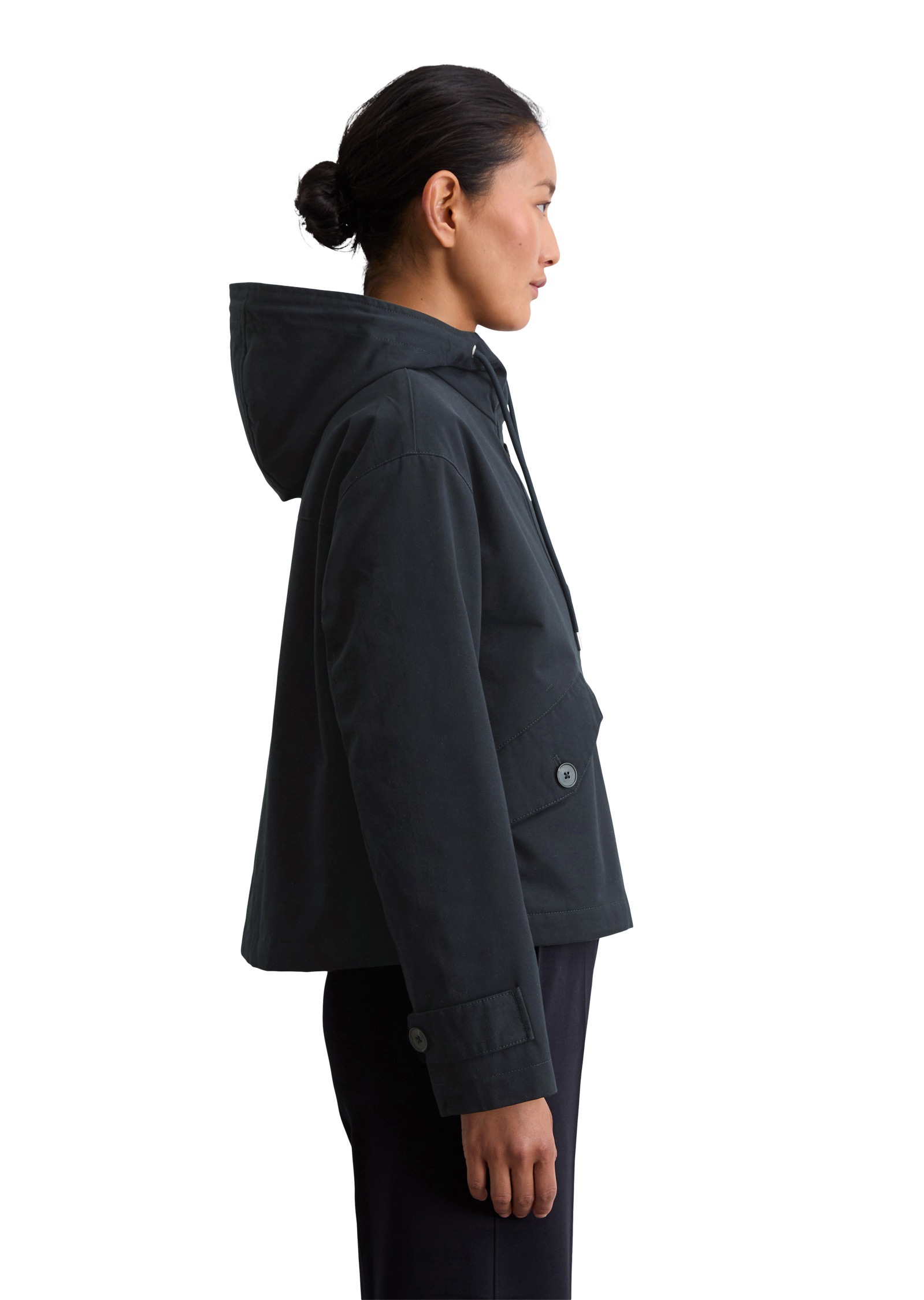 Marc OPolo Outdoorjacke "aus gepeachtem Baumwoll-Twill" günstig online kaufen