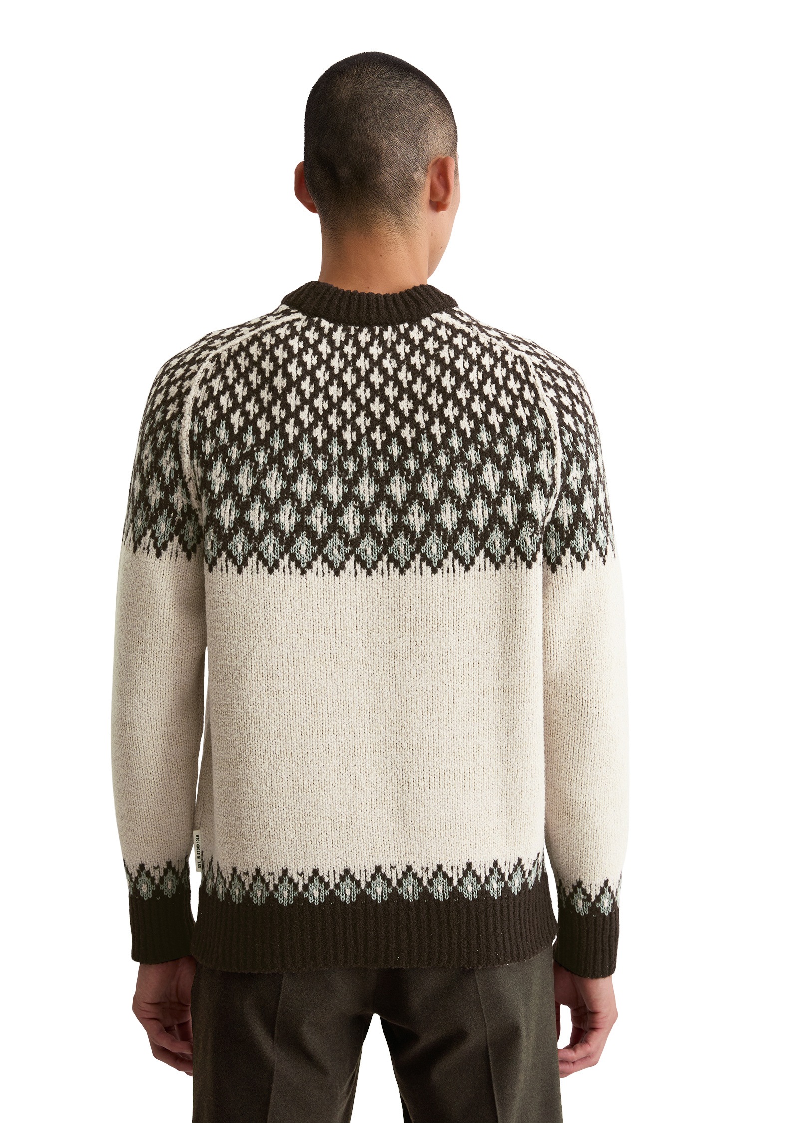 Marc O'Polo Rundhalspullover »aus weichem Schurwoll-Mix«