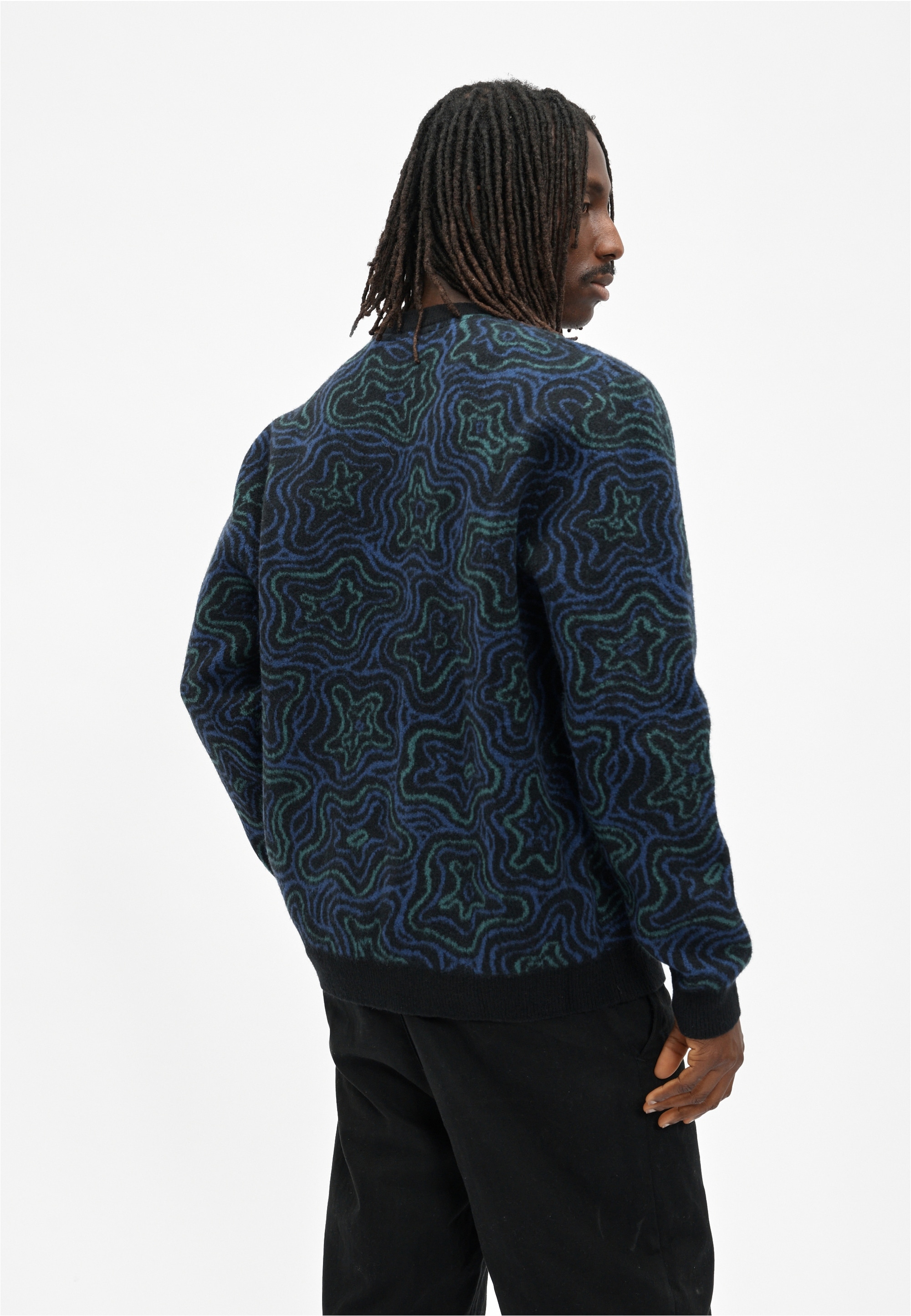 Cleptomanicx Strickpullover »Scribbles« mit markantem Muster