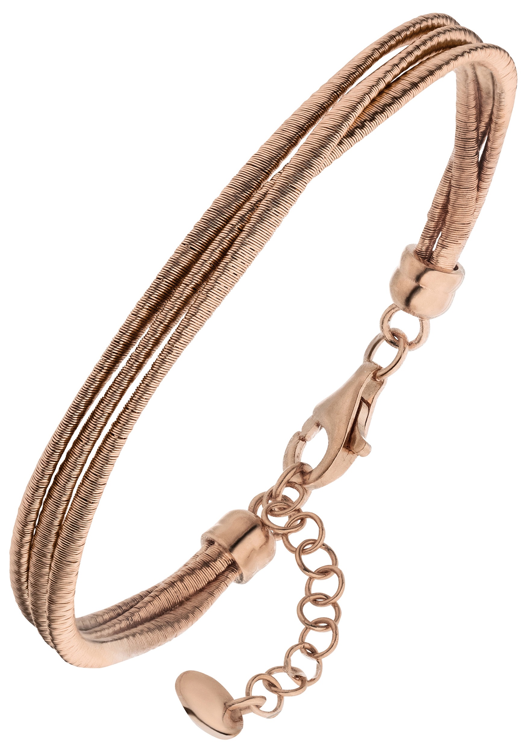 JOBO Armband »Layering« 925 Silber matt 20 cm