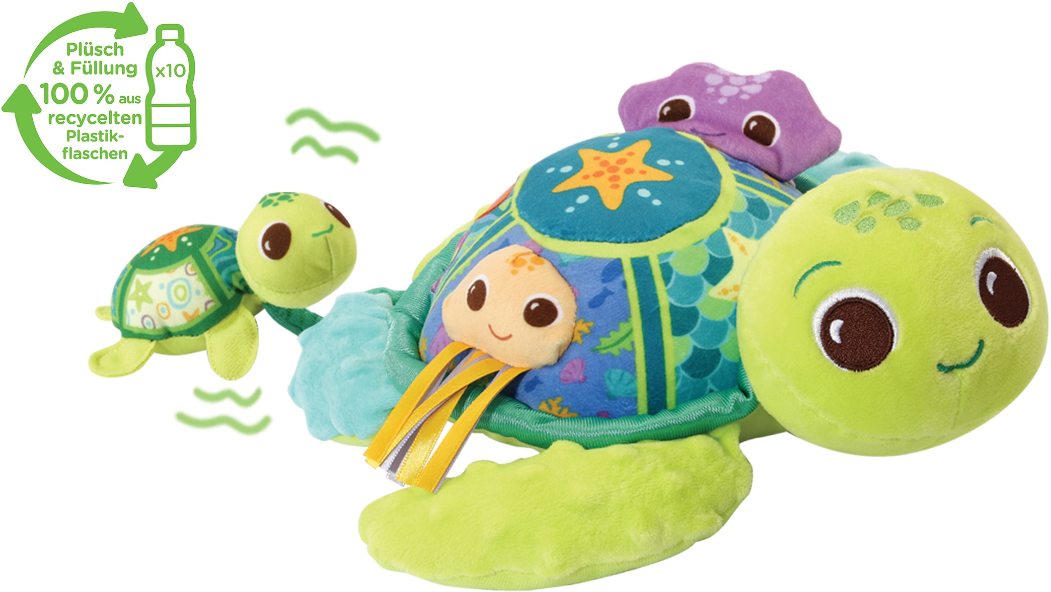 Vtech® Kuscheltier »Vtech Baby, Mama Meeresschildkröte«, mit Licht- und Soundeffekten