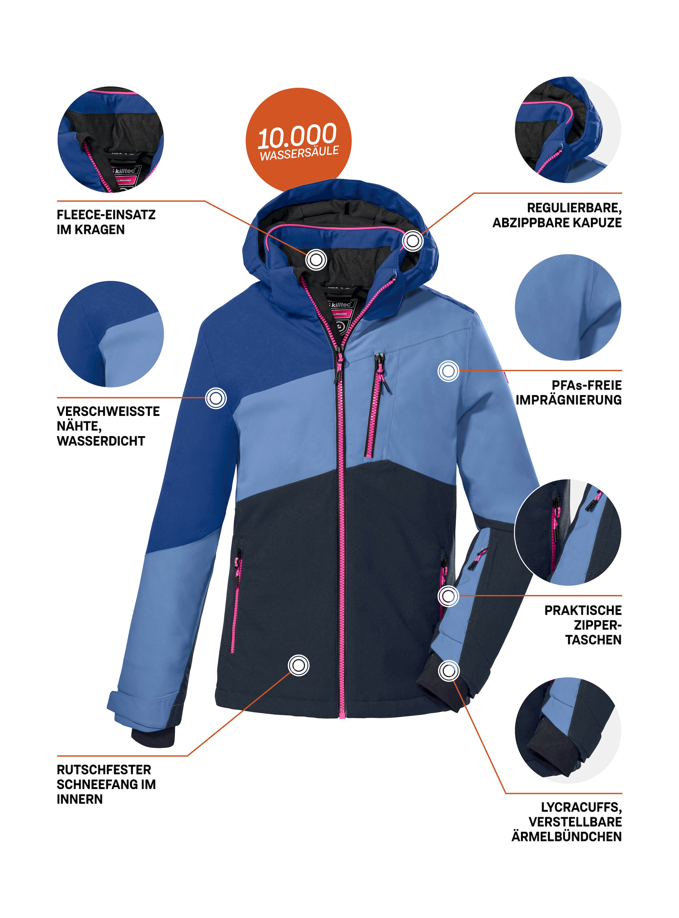 Killtec Skijacke »KSW 166 GRLS SKI JCKT«