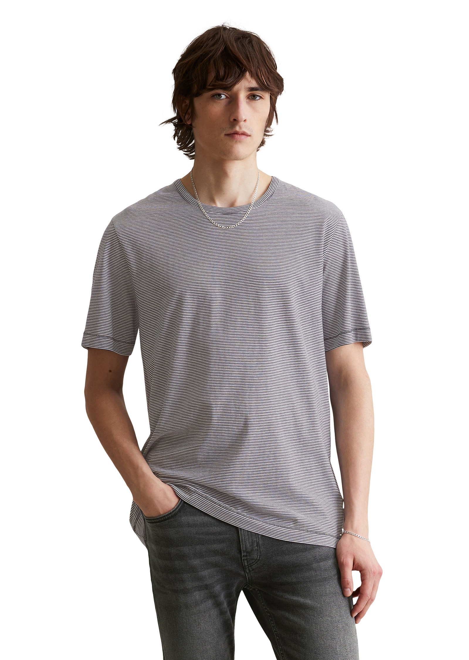 Marc OPolo DENIM T-Shirt "aus reiner Bio-Baumwolle" günstig online kaufen
