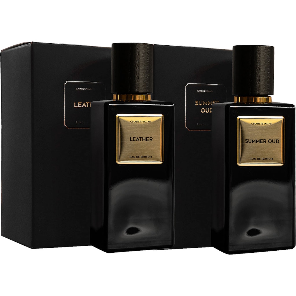 CHARLEMAGNE Duft-Set »Eau de Parfum Set Leather & Summer Oud«, (2 tlg.)