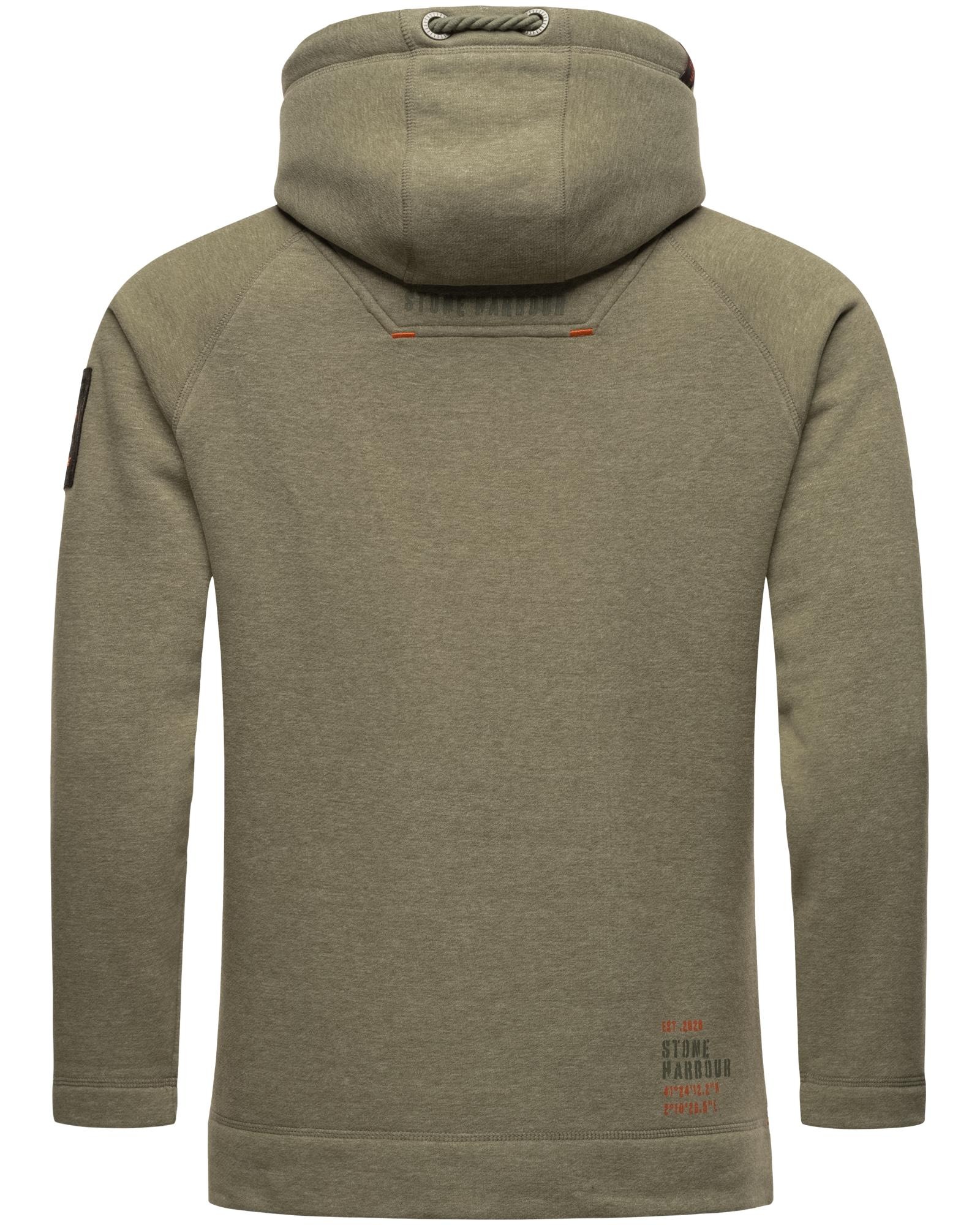 Stone Harbour Hoodie »Caspian Sailor«, Sportlicher Kapuzenpullover mit großen Kordeln