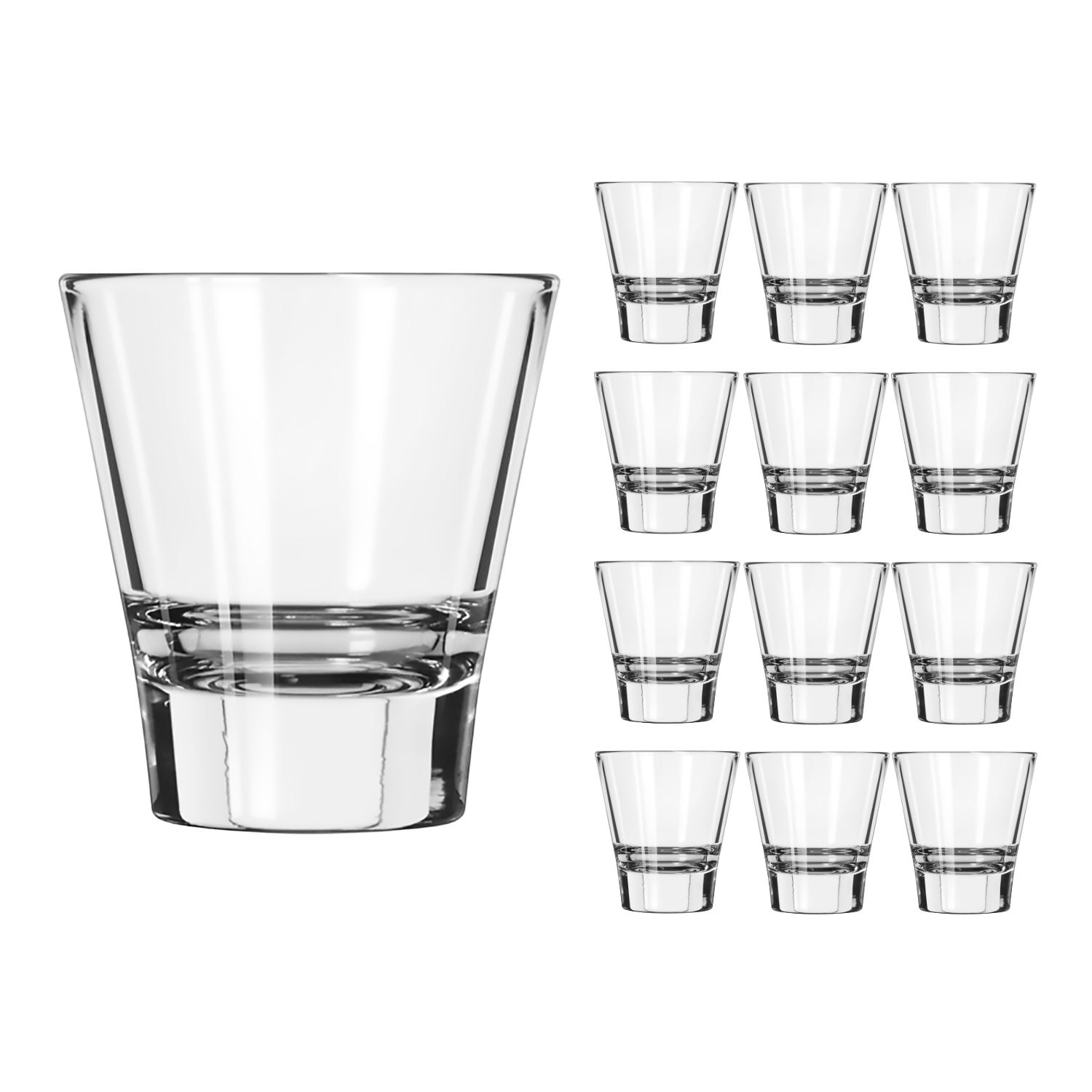 LIBBEY Espressoglas »ENDEAVOR« 12er Set, H: 7,5, Ø: 7, 110 ml