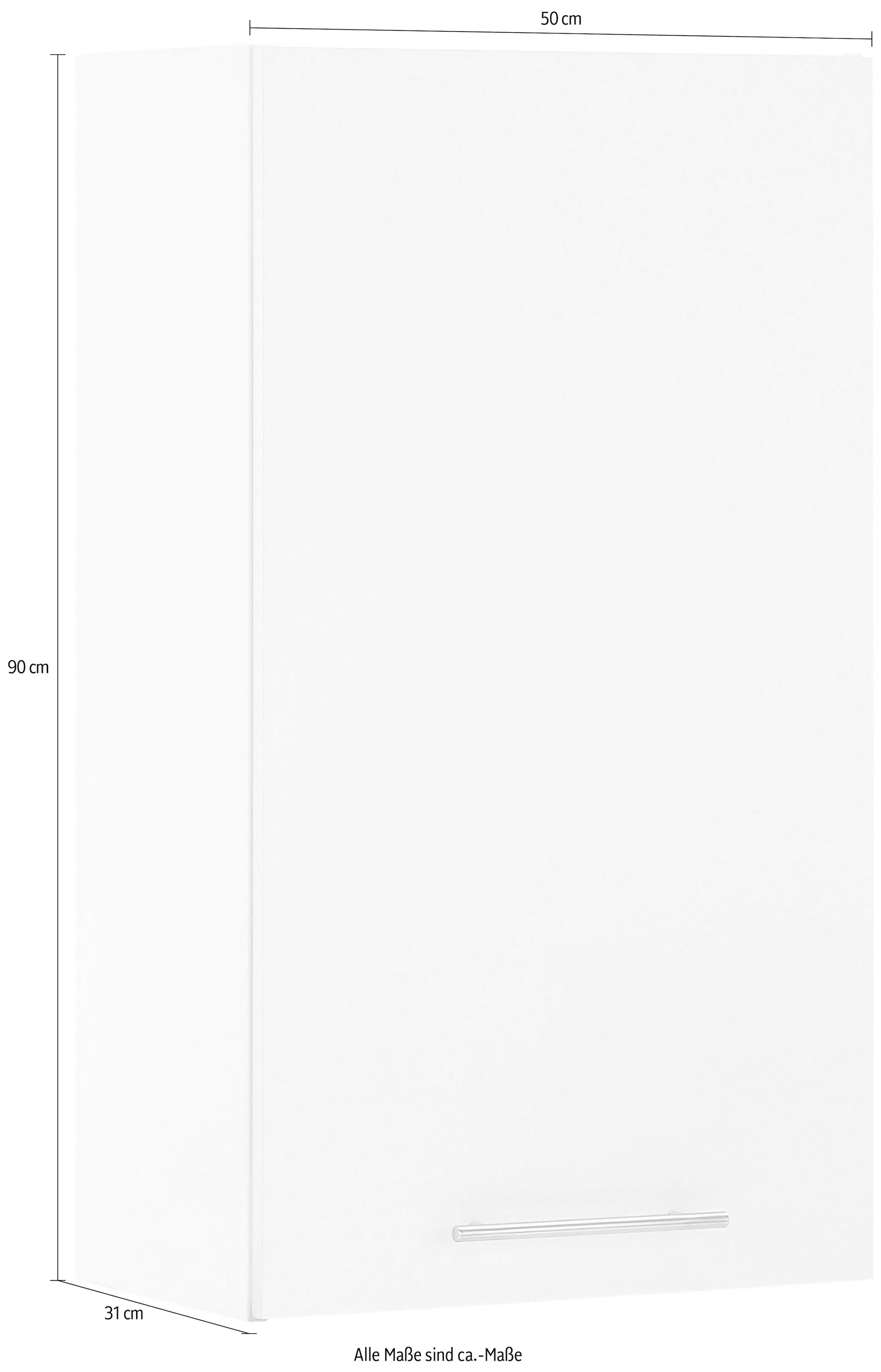 Laundreezy Mehrzweckschrank-Set »Laundreezy, Hängeschrank BxHxT 50x90x31 cm« 1 Stk. tlg.