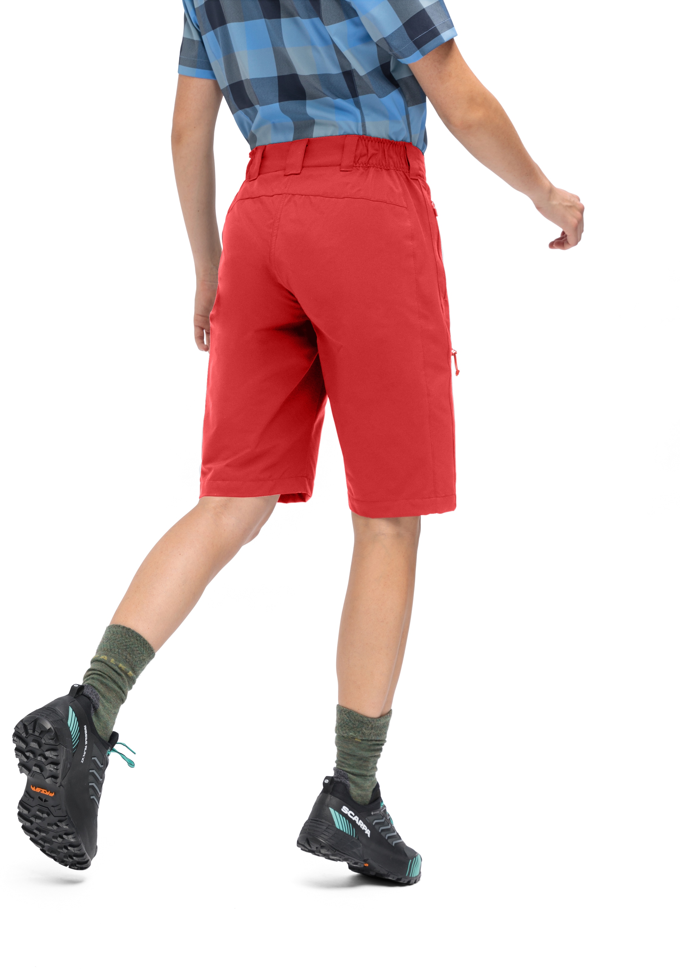 Maier Sports Outdoorhose »Lulaka Bermuda Loop«, Damen Shorts, kurze Wanderhose, Outdoor-Hose, 3 Taschen, Regular Fit
