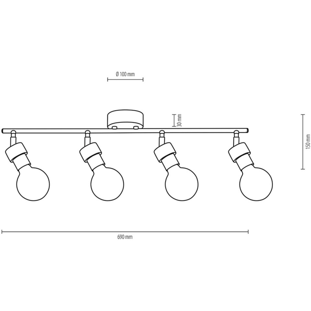 BRITOP LIGHTING Deckenleuchte »MARJOLAINE«