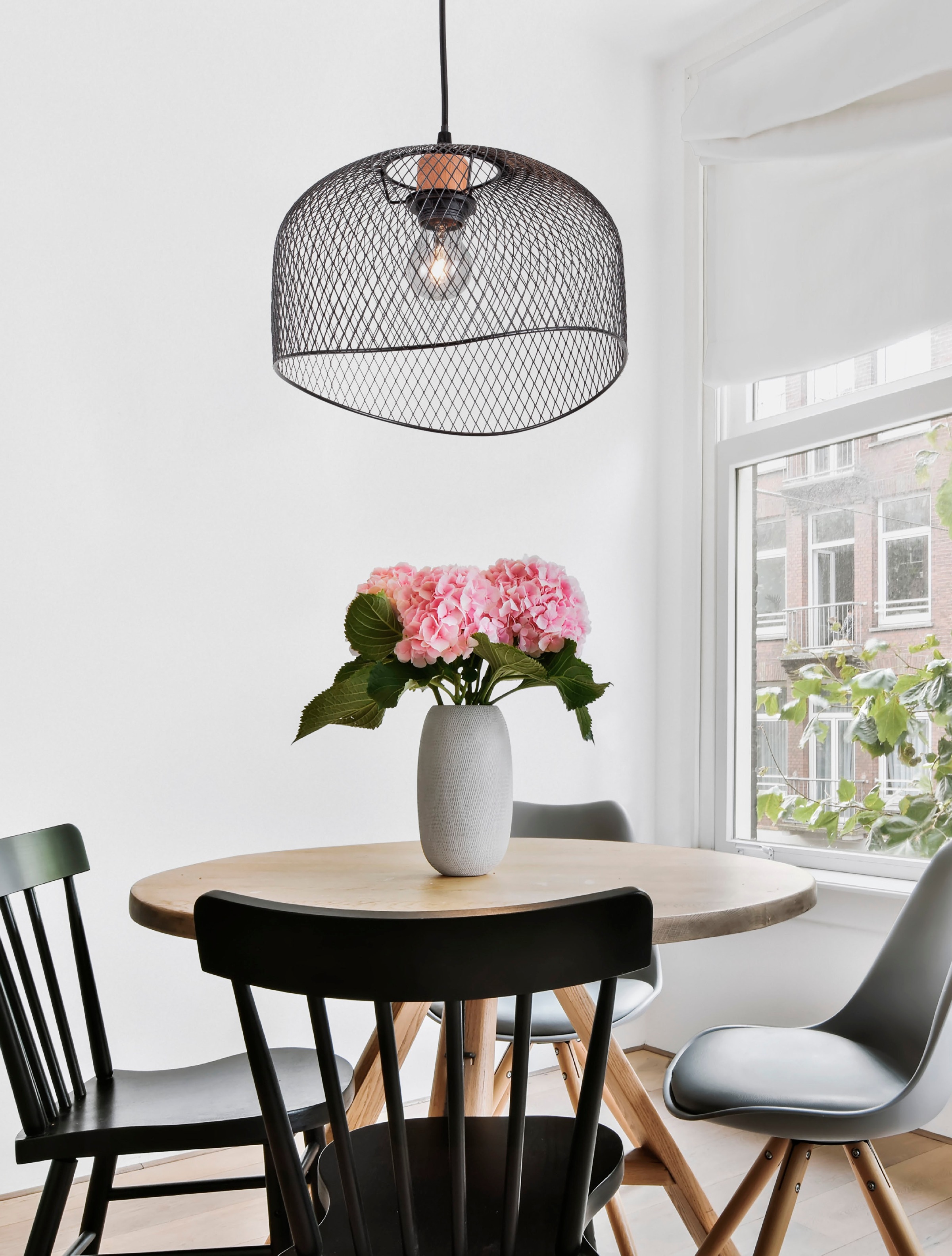 Nova Luce Hängeleuchten »LYRON«, 1 flammig, Leuchtmittel E27 | ohne Leuchtmittel, Ohne Leuchtmittel