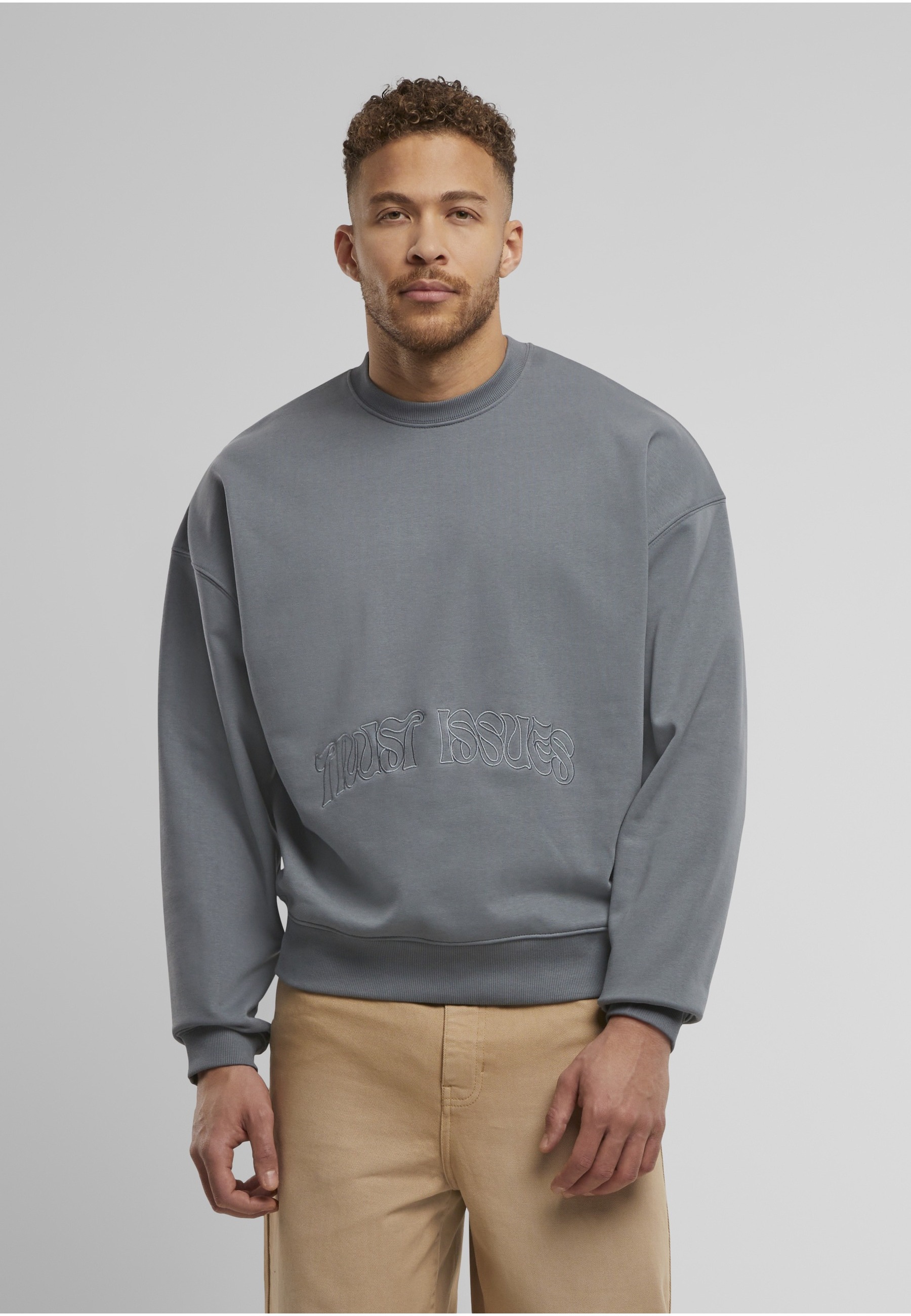 DEF Rundhalspullover »DEF DEF Trust Issues Pullover« 1 Stk.