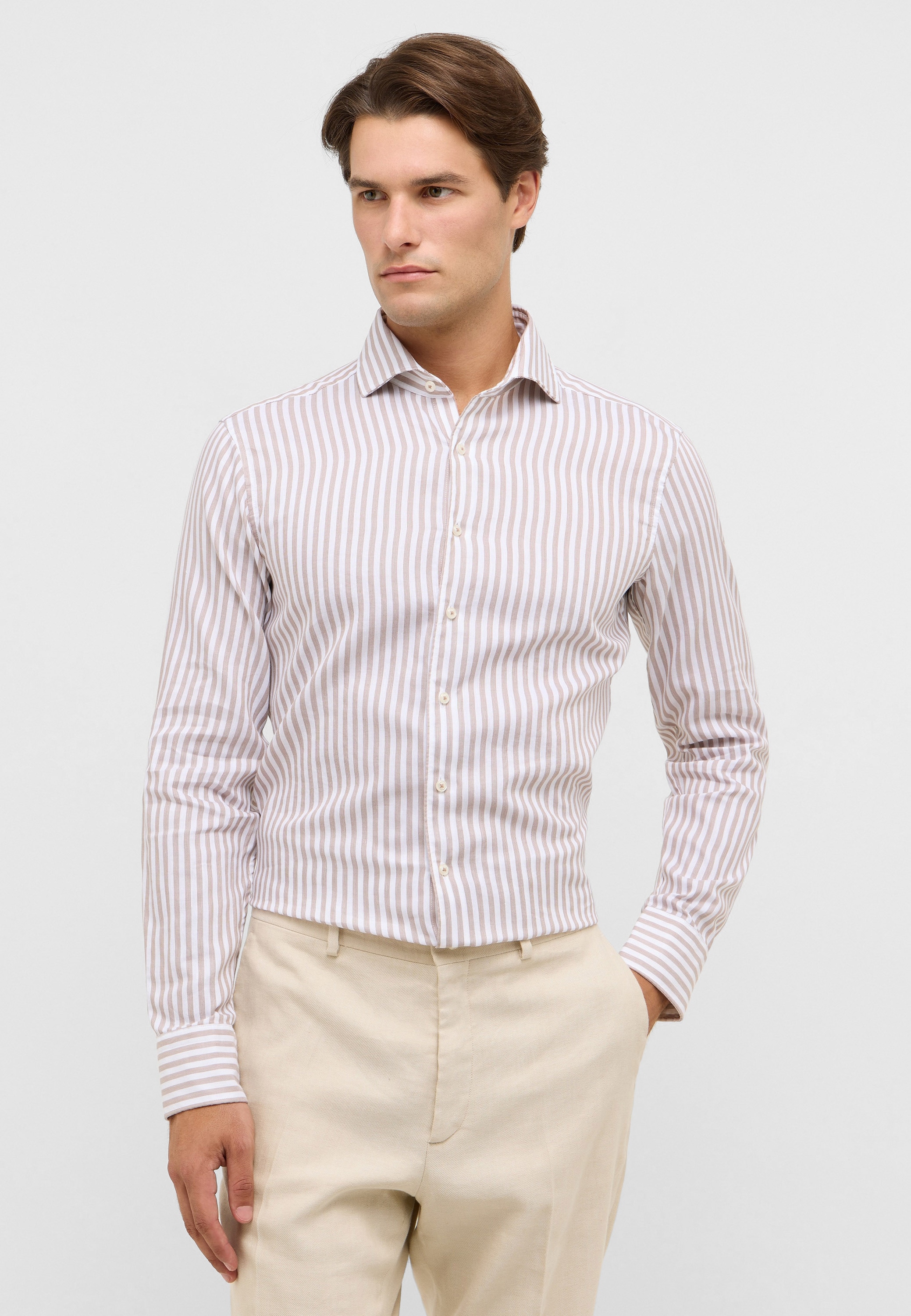 Eterna Langarmhemd "SLIM FIT", EASY IRON (bügelleicht) günstig online kaufen