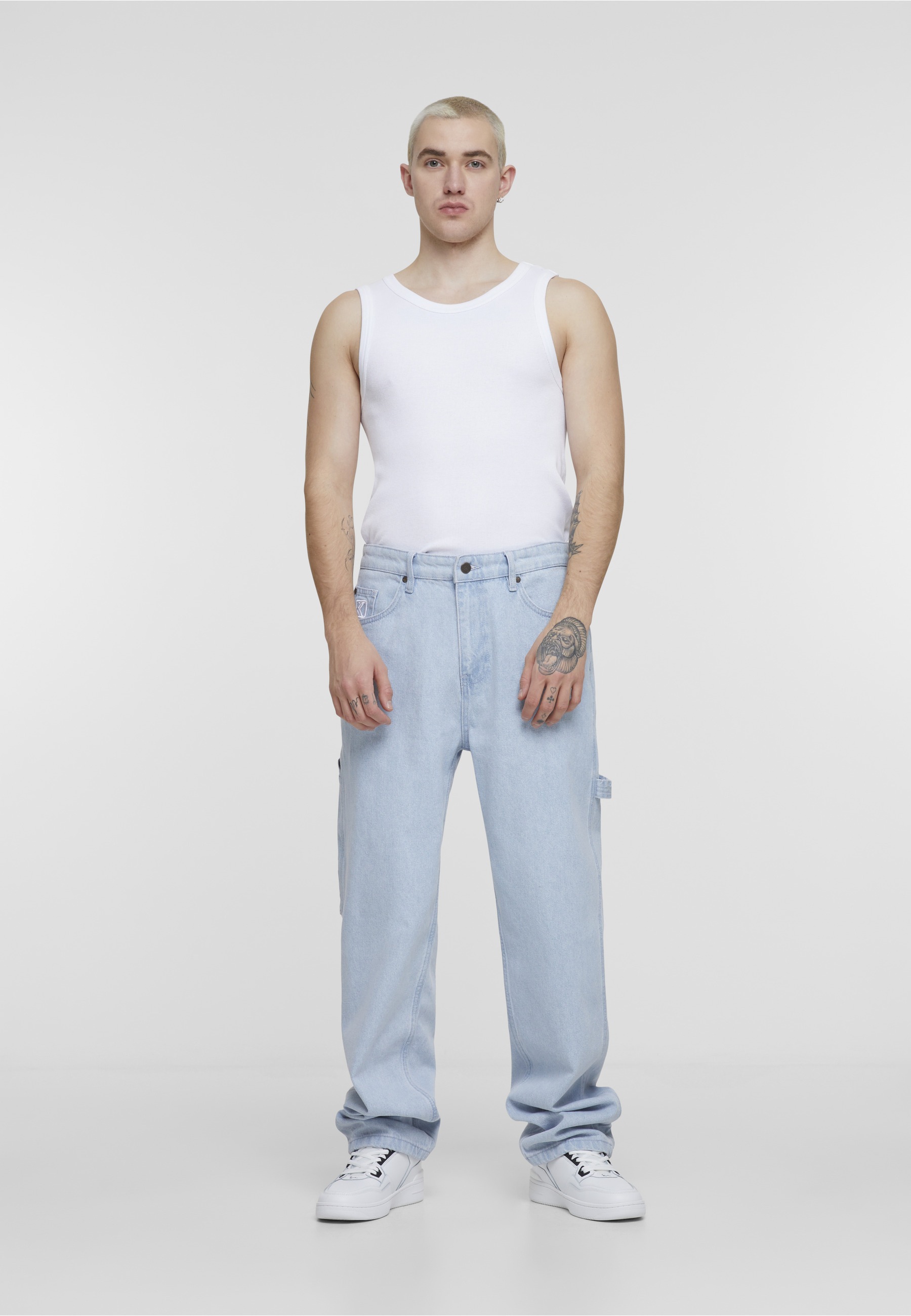 Karl Kani Bequeme Jeans »Karl Kani Herren KMI-PL063-090-12 KK Retro Baggy Workwear Denim« 1 Stk.
