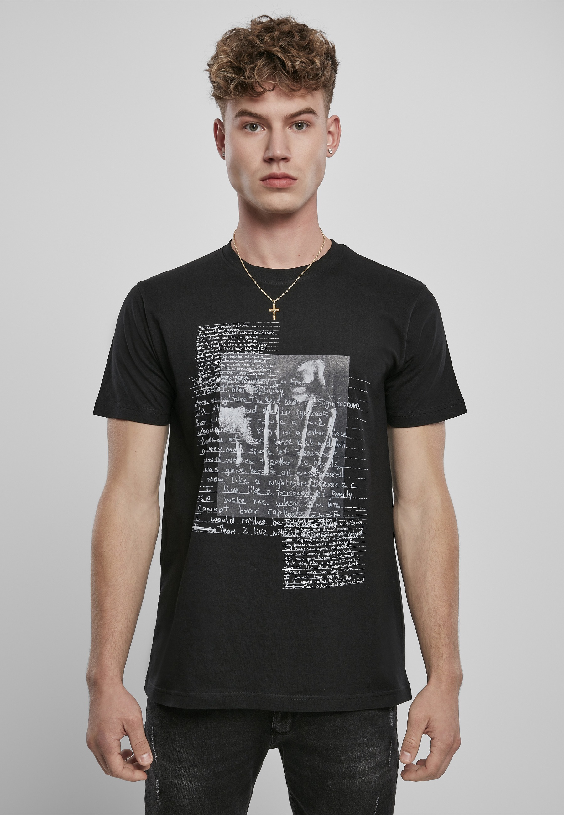Merchcode T-Shirt »Merchcode Herren Tupac Lyrics Tee« 1 Stk.