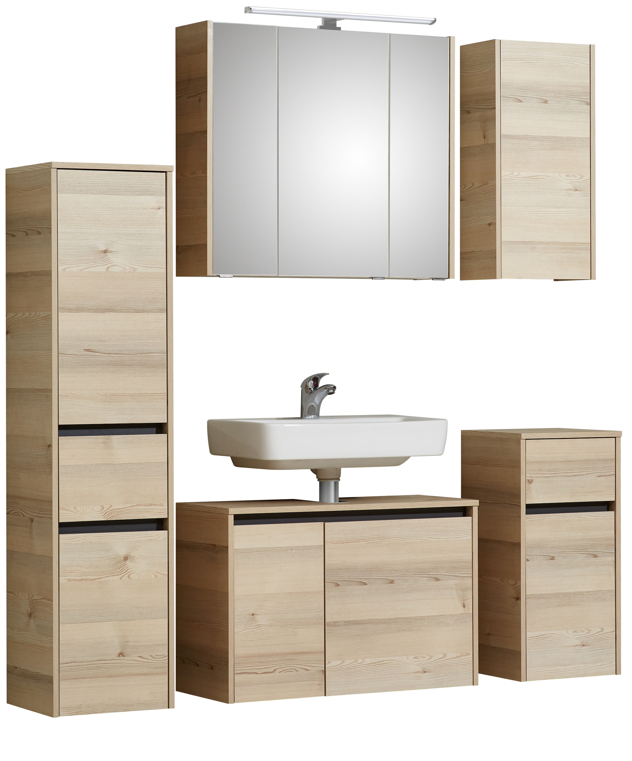 Saphir Badmöbel-Set "Quickset 393" Komplett-Set, 5 Stk. tlg. günstig online kaufen