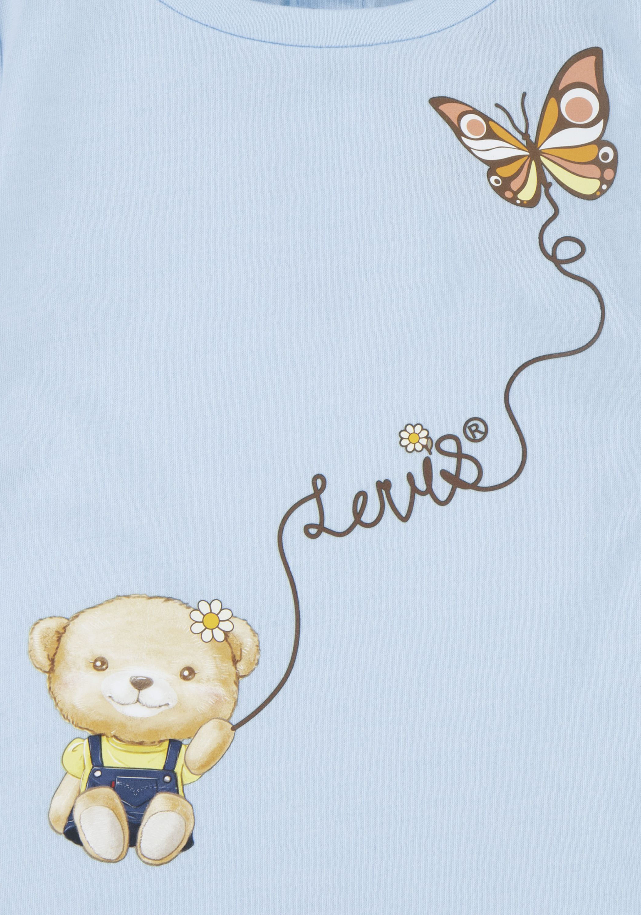 Thumbnail - Levis Kids Langarmshirt "LVG BEAR NOTCHED FRONT TEE" for BABYS