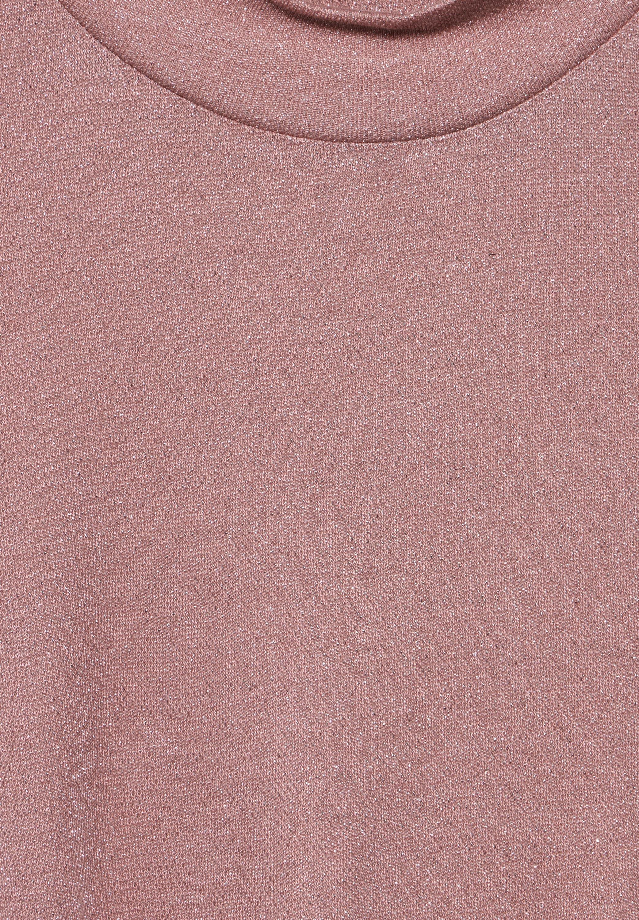 STREET ONE Langarmshirt, aus softem Materialmix