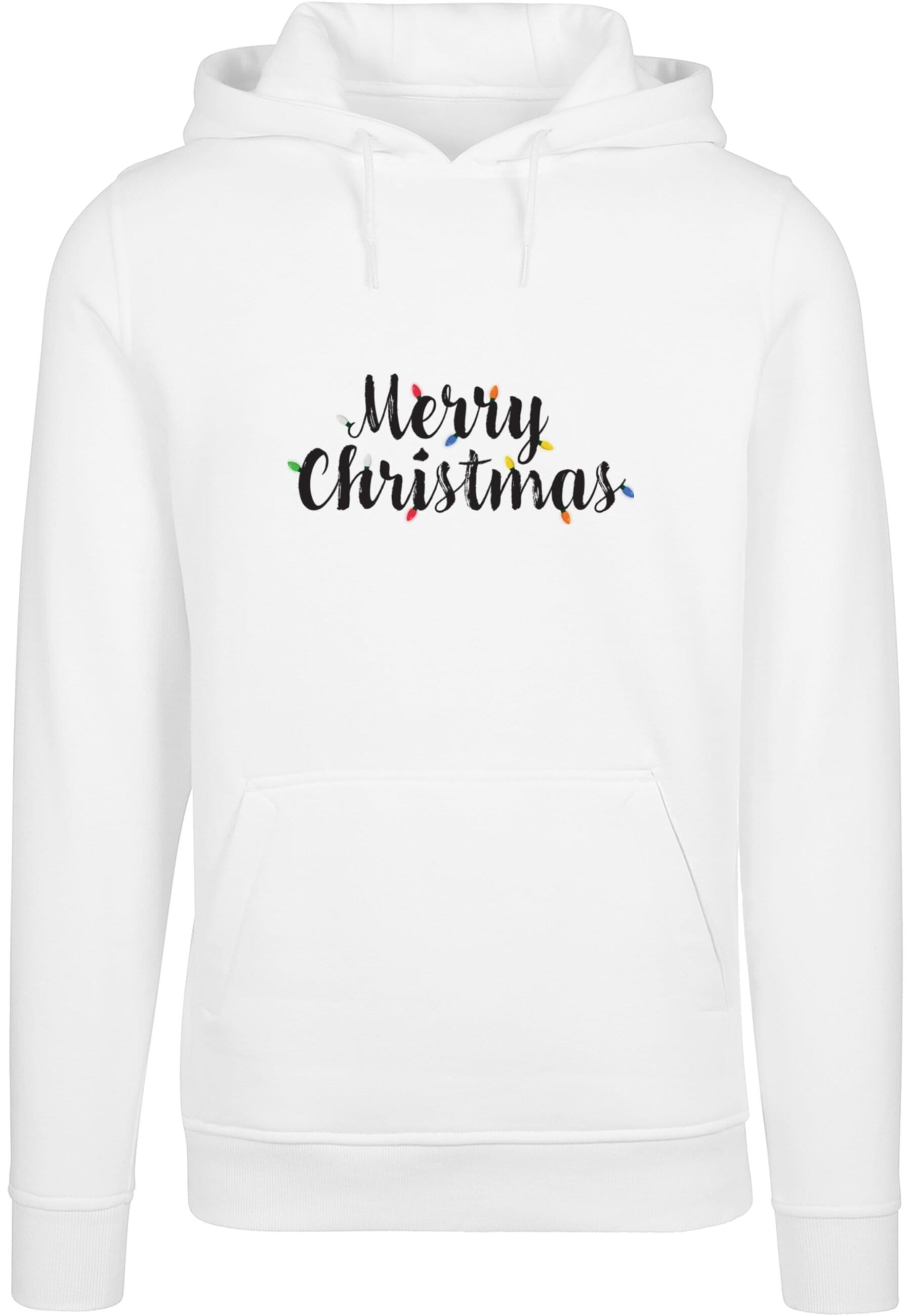 Merchcode Kapuzensweatshirt "Merchcode Herren Merry Christmas Lights Heavy Hoody"