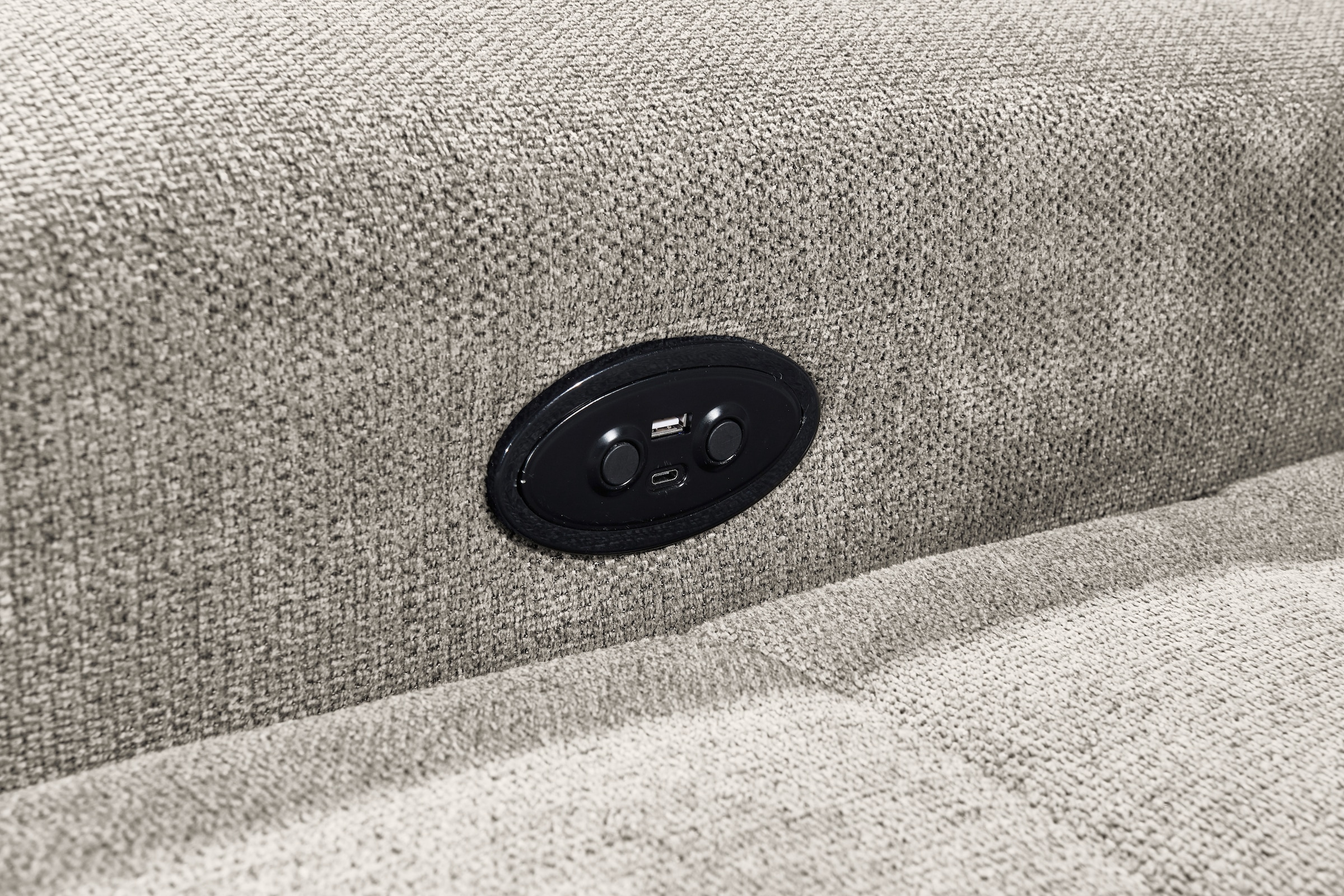 ED EXCITING DESIGN Ecksofa »Rockdale L-Form mit Bettfunktion, Bettkasten«, Kopfteilverstellung, Sitztiefenverstellung & USB-Port