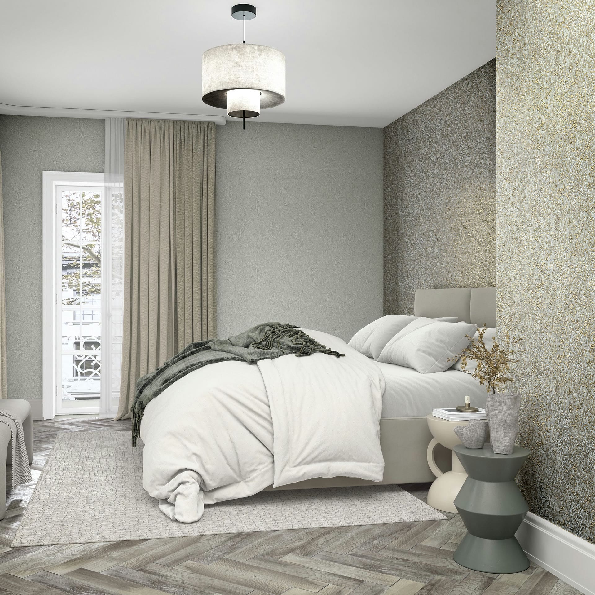 Marburg Vliestapete »Tapete Blossom Touch«, floral, moderne Vliestapete für Wohnzimmer Schlafzimmer Küche