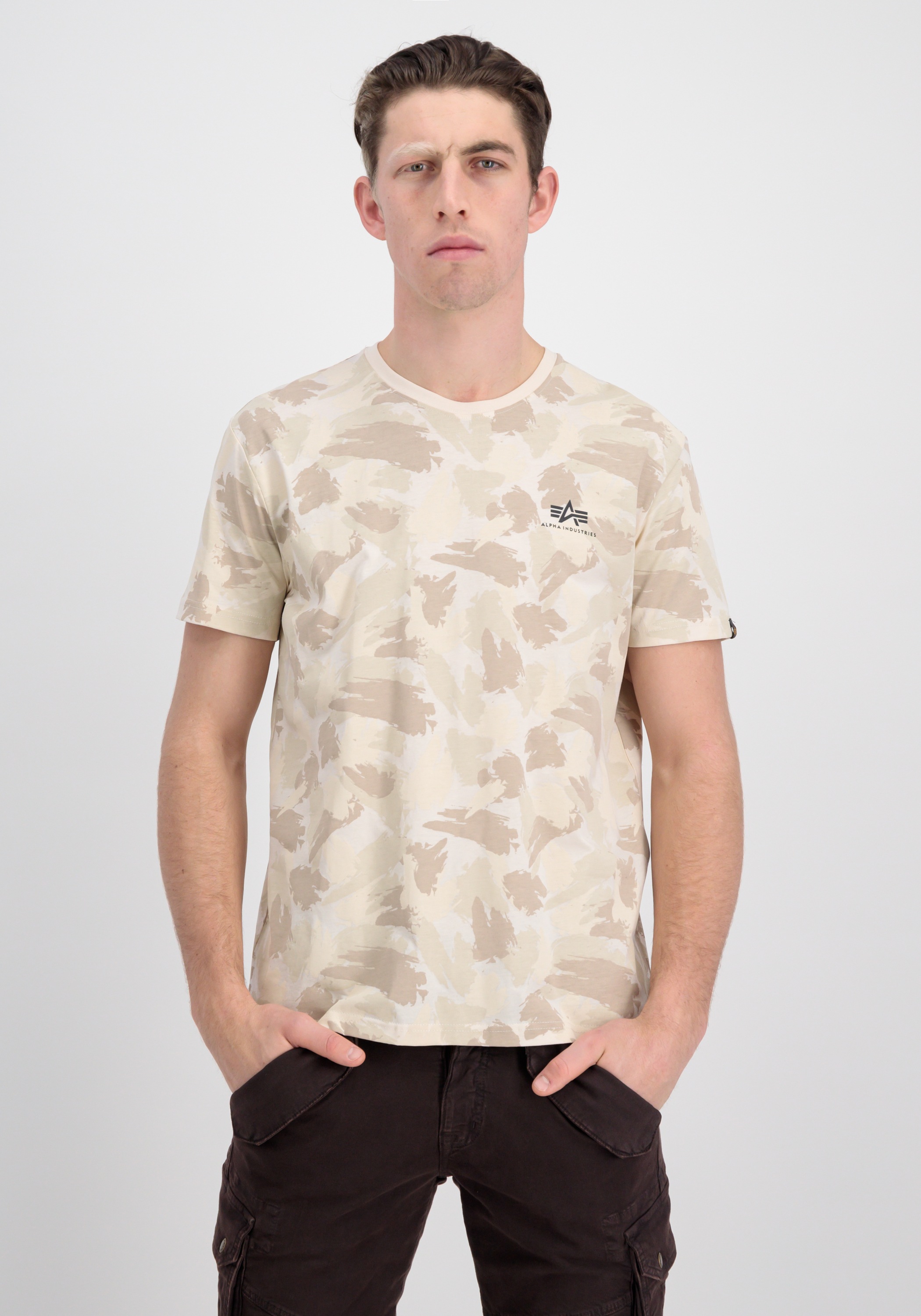 Alpha Industries T-Shirt »Alpha Industries Men - T-Shirts Basic T-Shirt SL Camo«