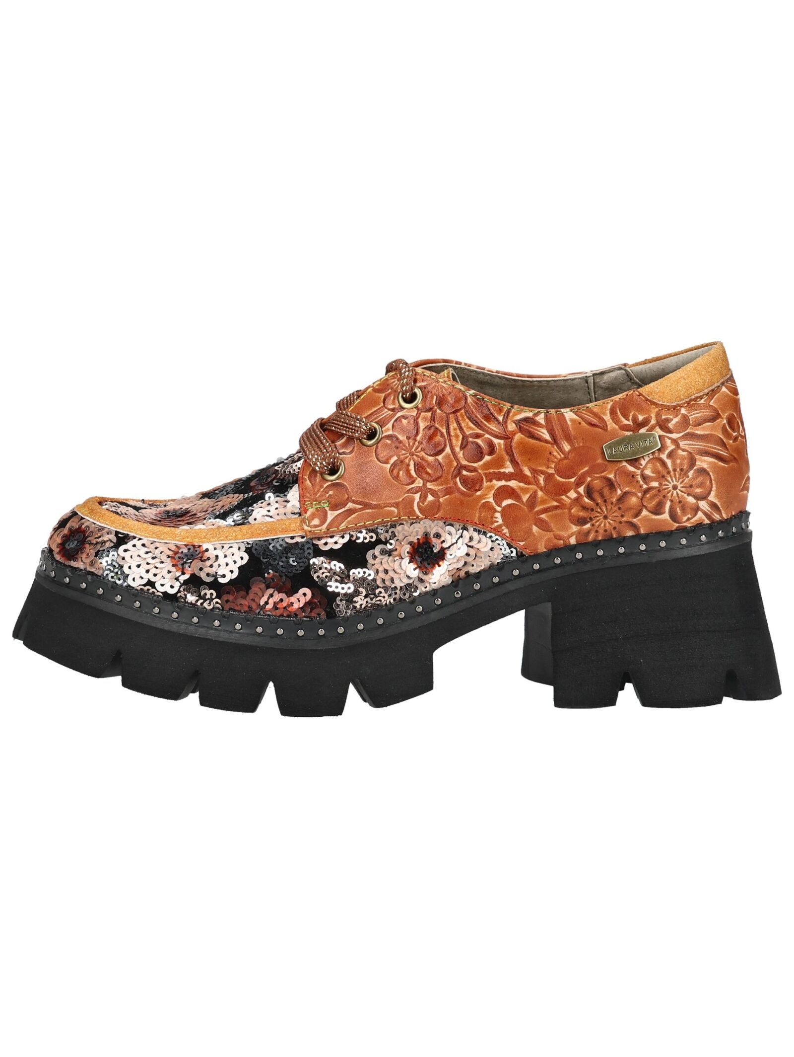 LAURA VITA Schnürschuh »LAURA VITA Halbschuhe Leder/Textil«