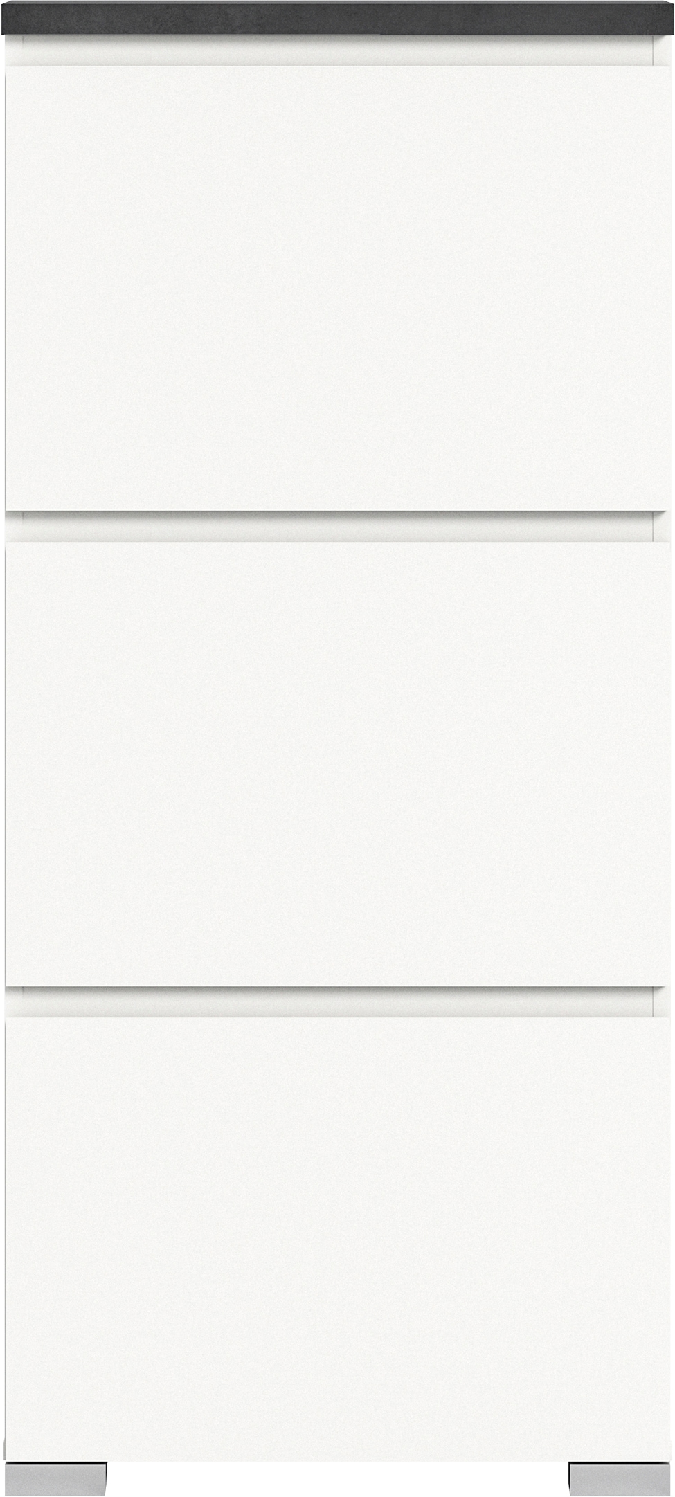 INOSIGN Schuhschrank »Skoskap, Tiefe 18cm, 3 Klappen mit Schuhwalze, Platz für 9 Schuhpaare«, Schuhkipper, Schuhkommode, Schuhregal, Kommode, Anrichte
