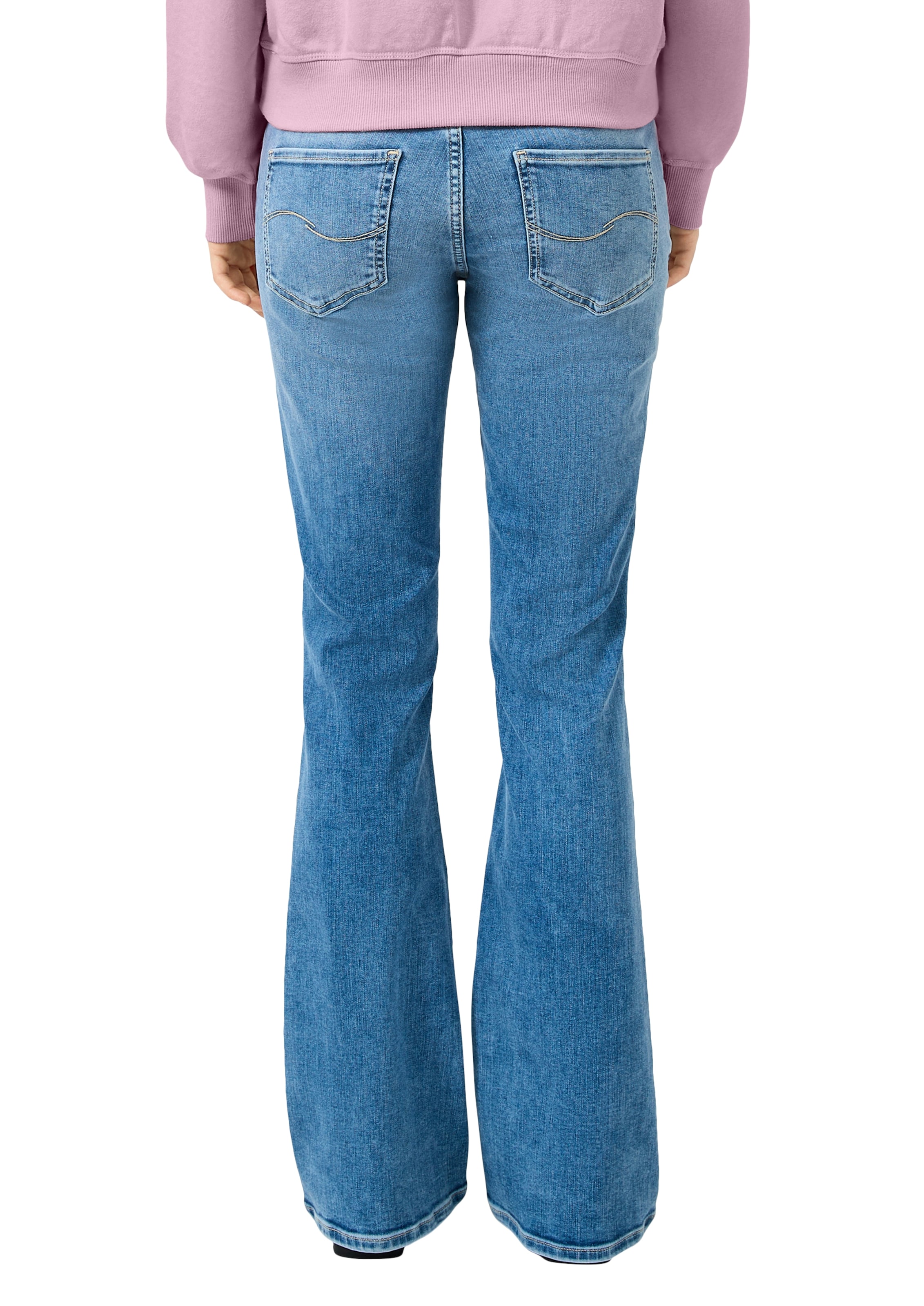 QS Schlagjeans mit Schlag und Stretch